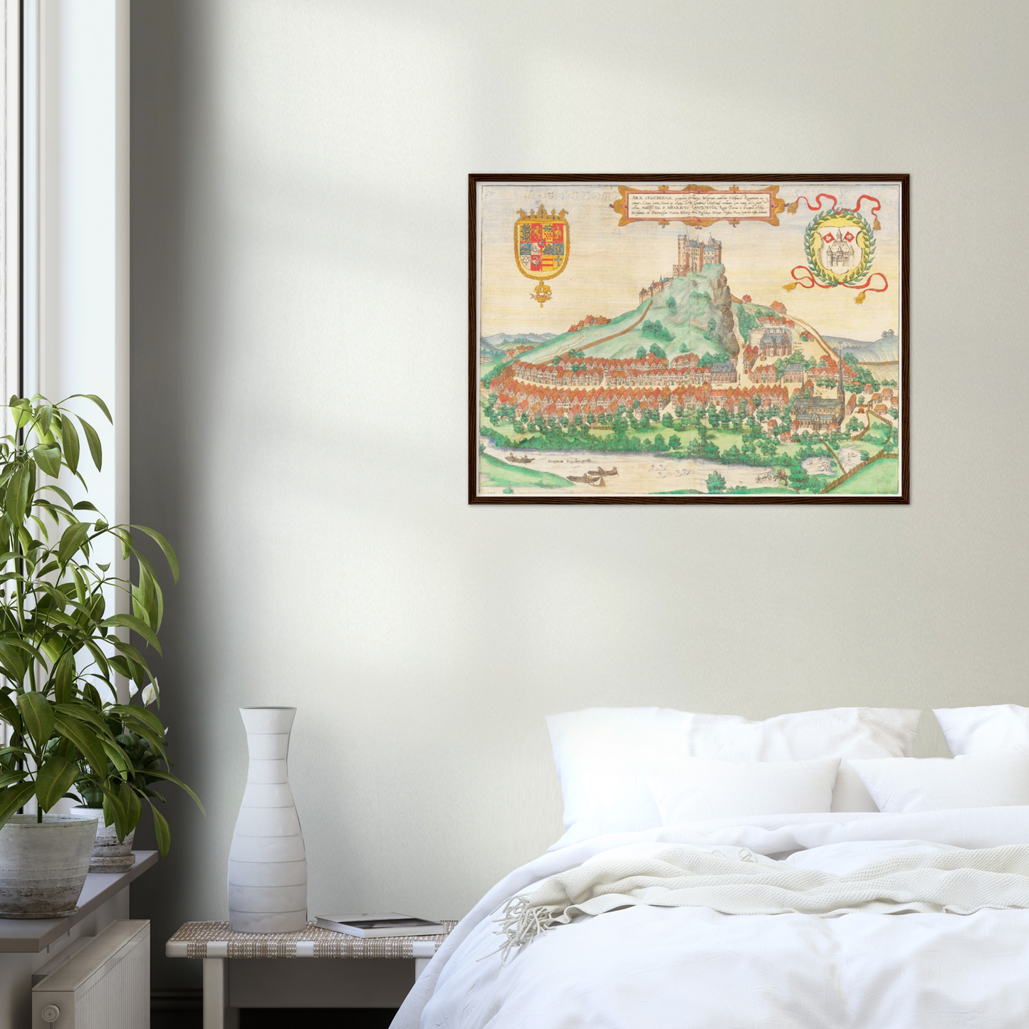 Historische Stadtansicht Segeberg um 1592