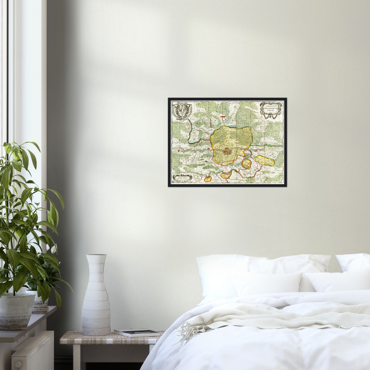 Historical city map  Test product horizontal 3 sizes