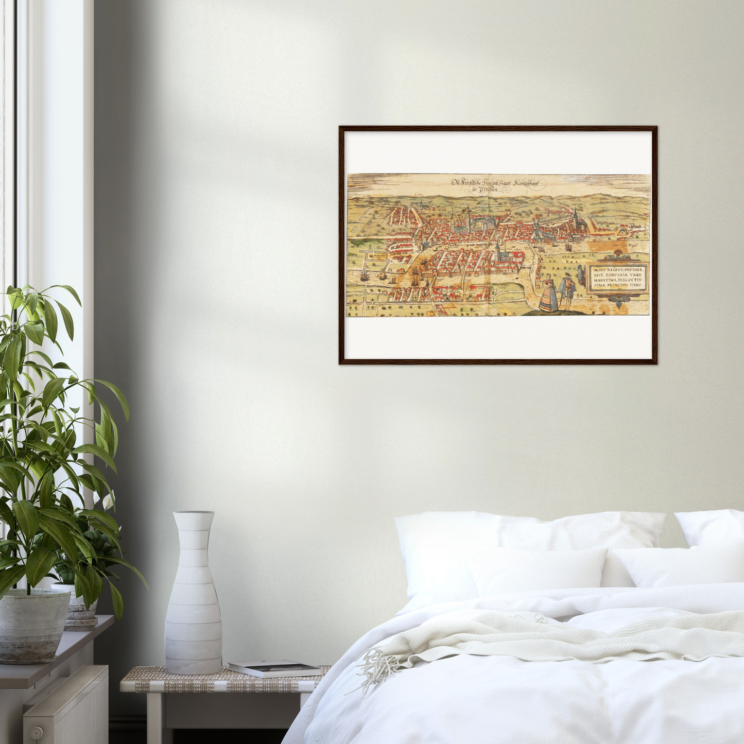 Historische Stadtansicht Königsberg um 1582