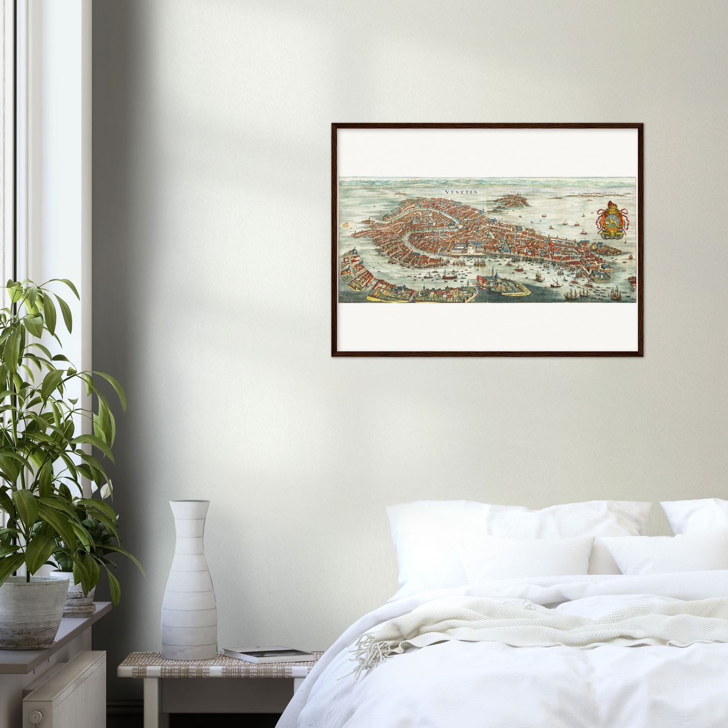 Historische Stadtansicht Venedig um 1636
