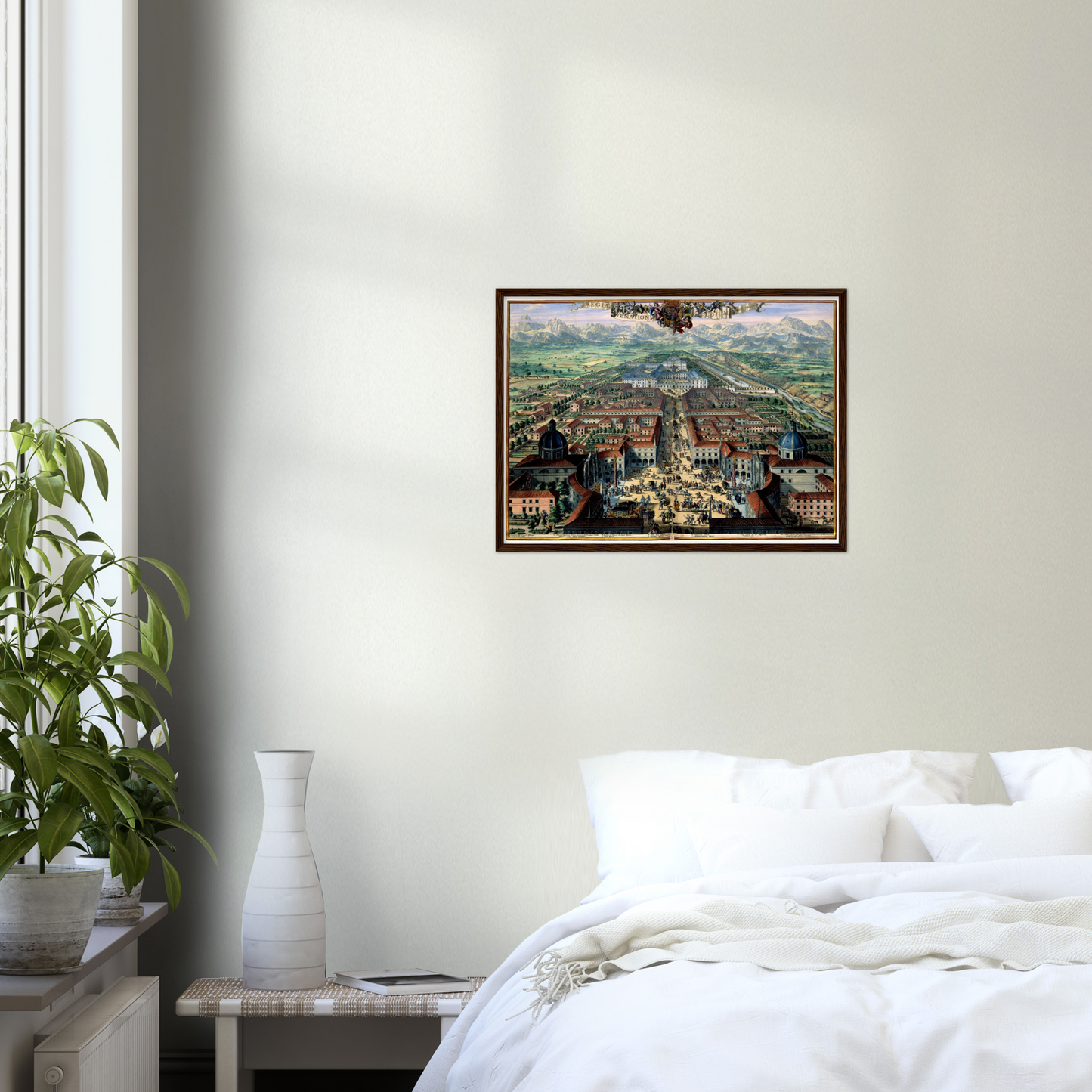 Historische Stadtansicht Turin um 1682