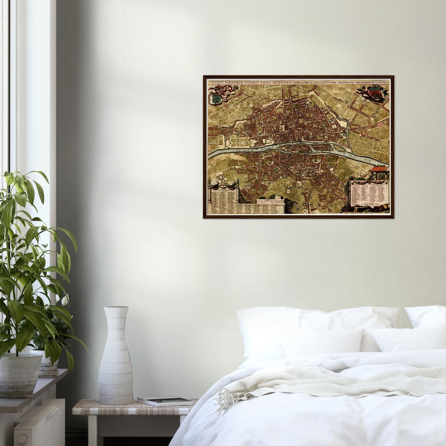 Historischer Stadtplan Paris um 1700
