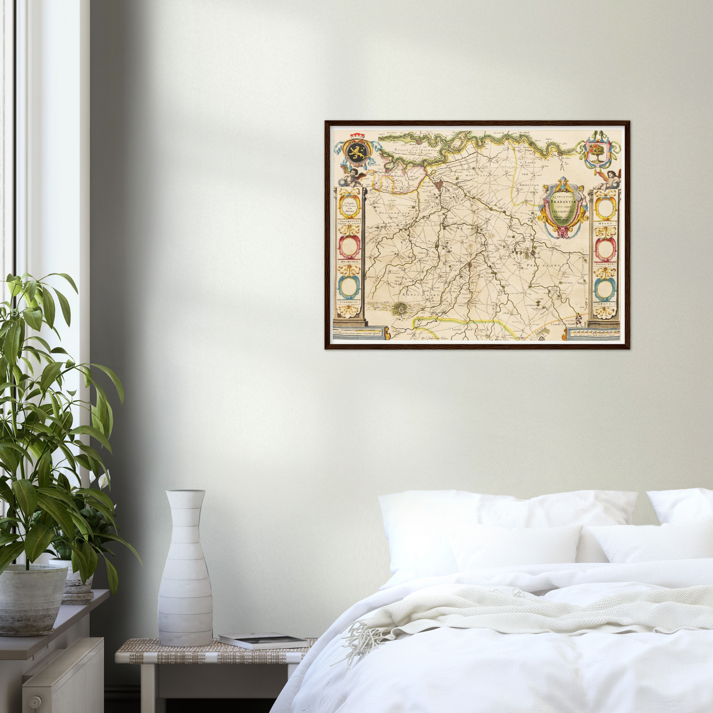 Historische Landkarte Brabant um 1635