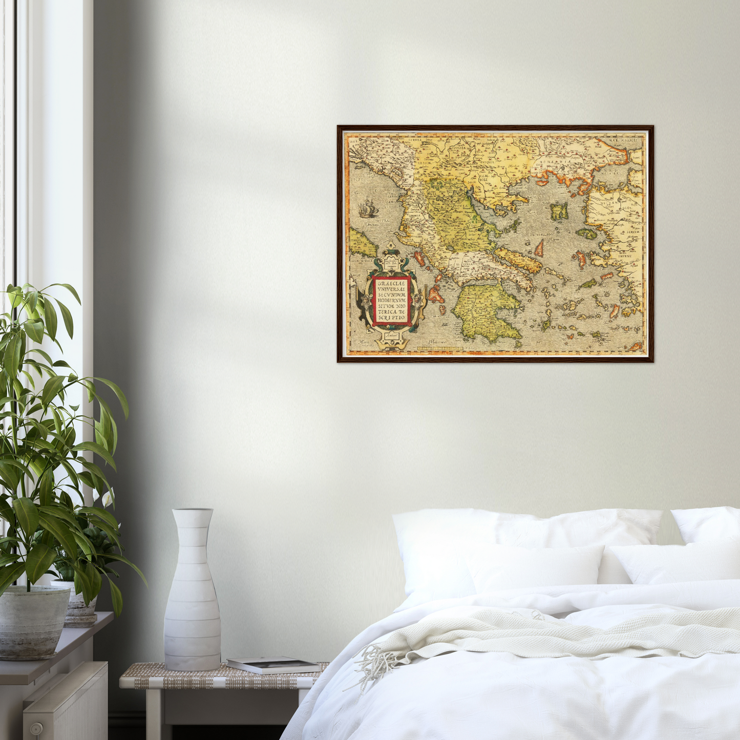 Historische Landkarte Griechenland um 1609