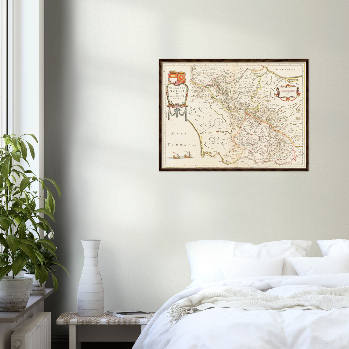 Historische Landkarte Molise um 1630