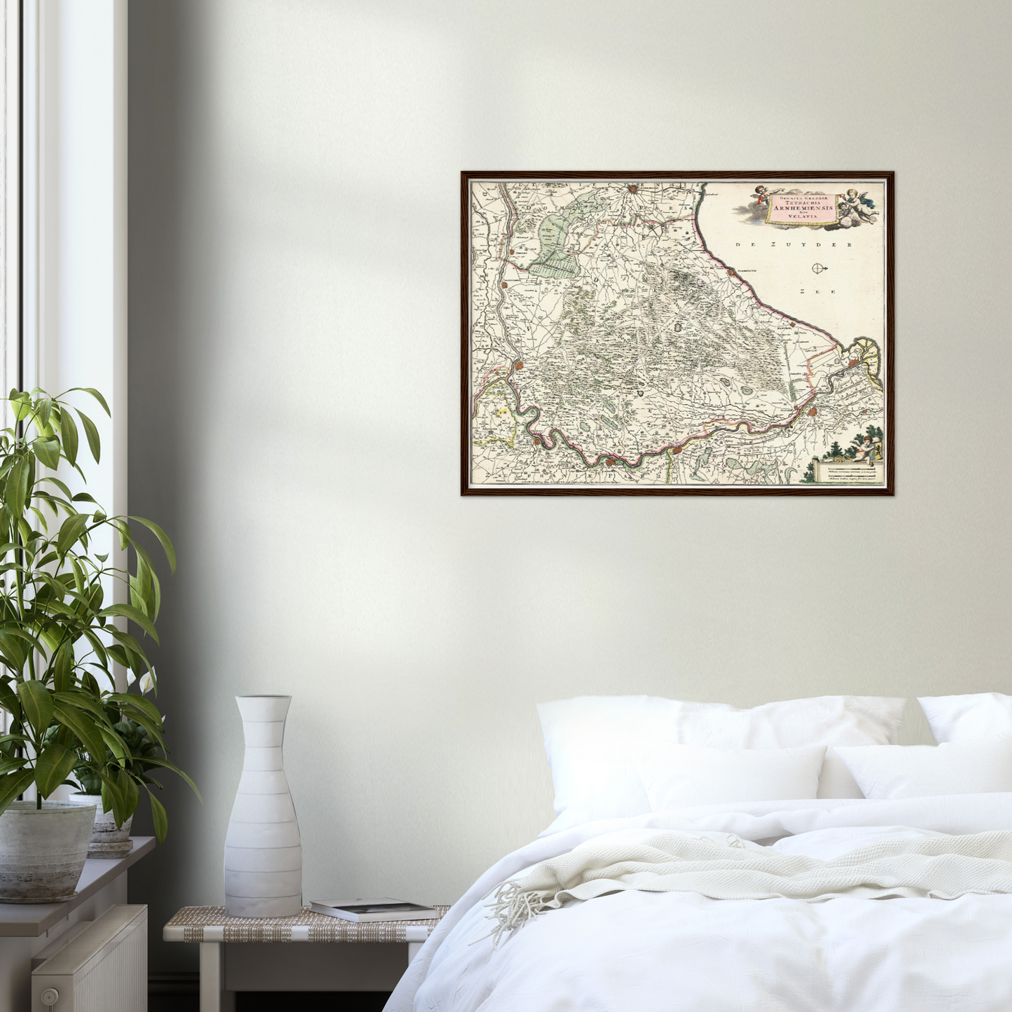 Historische Landkarte Provinz Gelderland um 1680