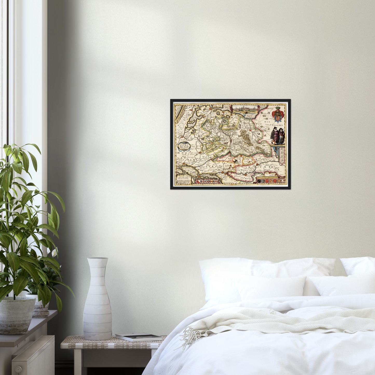 Historische Landkarte Provinz Utrecht um 1617