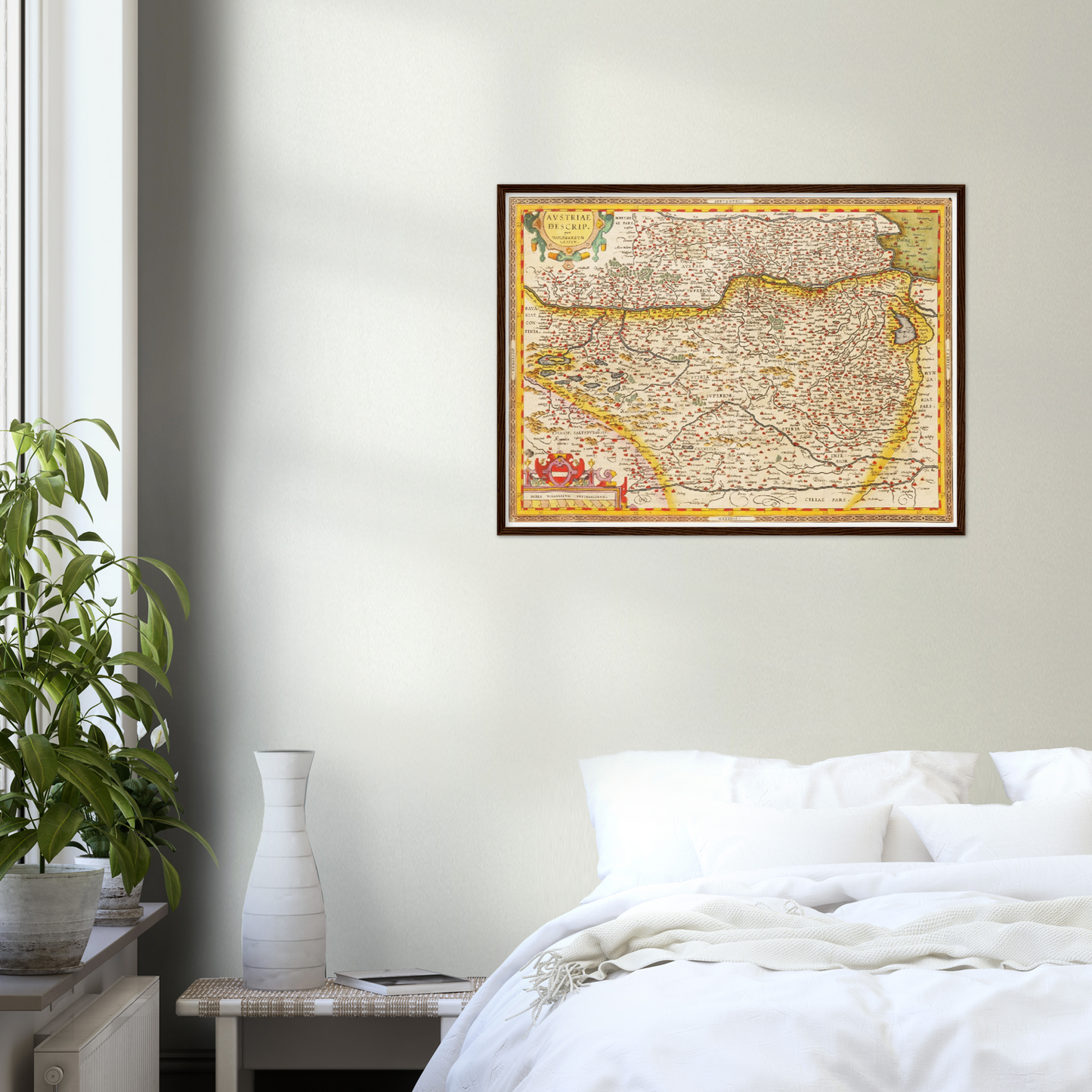 Historische Landkarte Österreich um 1609