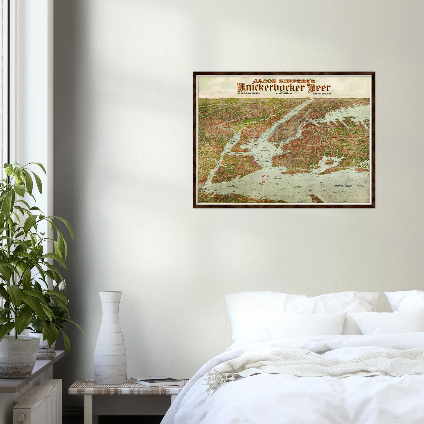 Historische Stadtansicht Greater New York City um 1912