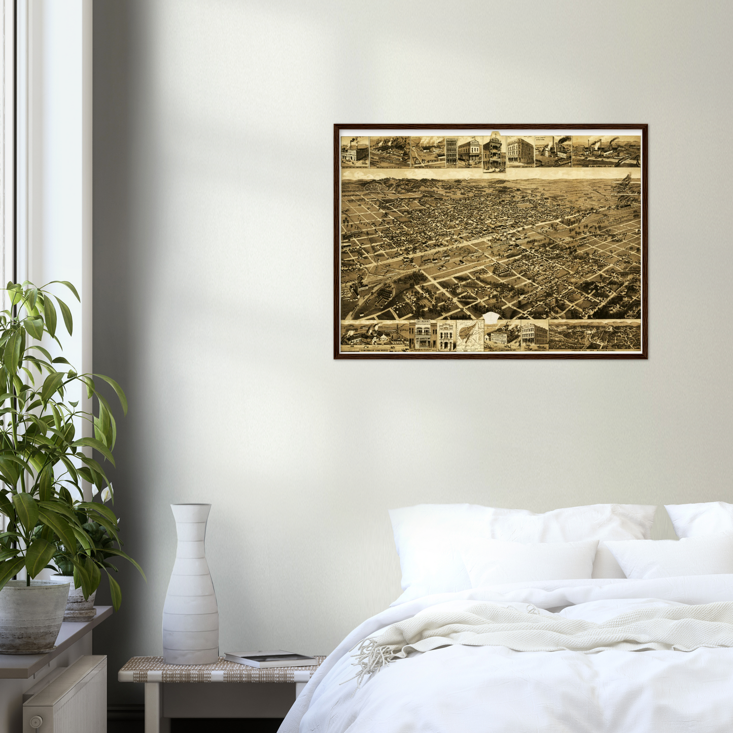 Historical city map Test product horizontal 3 sizes