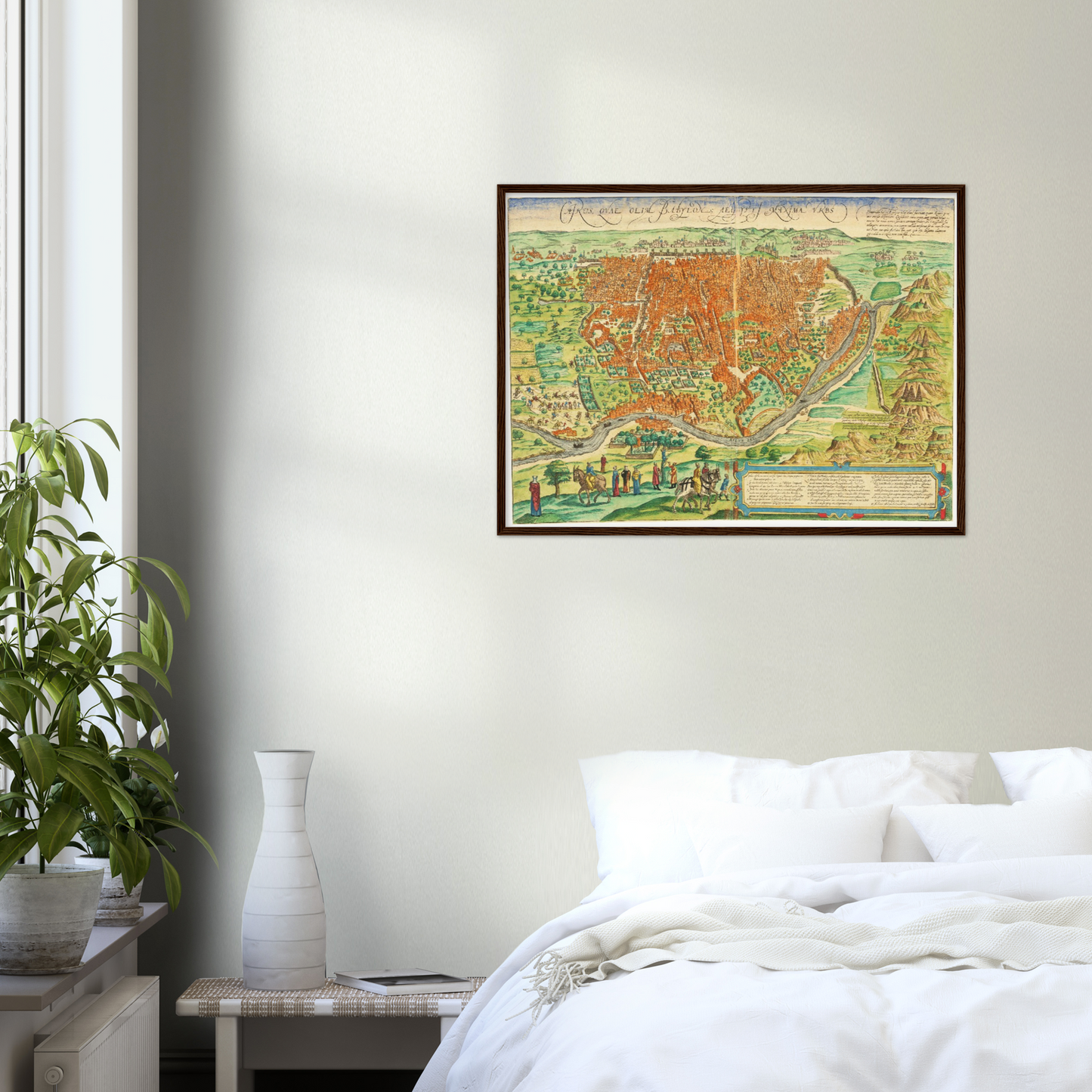 Historischer Stadtplan Kairo um 1572