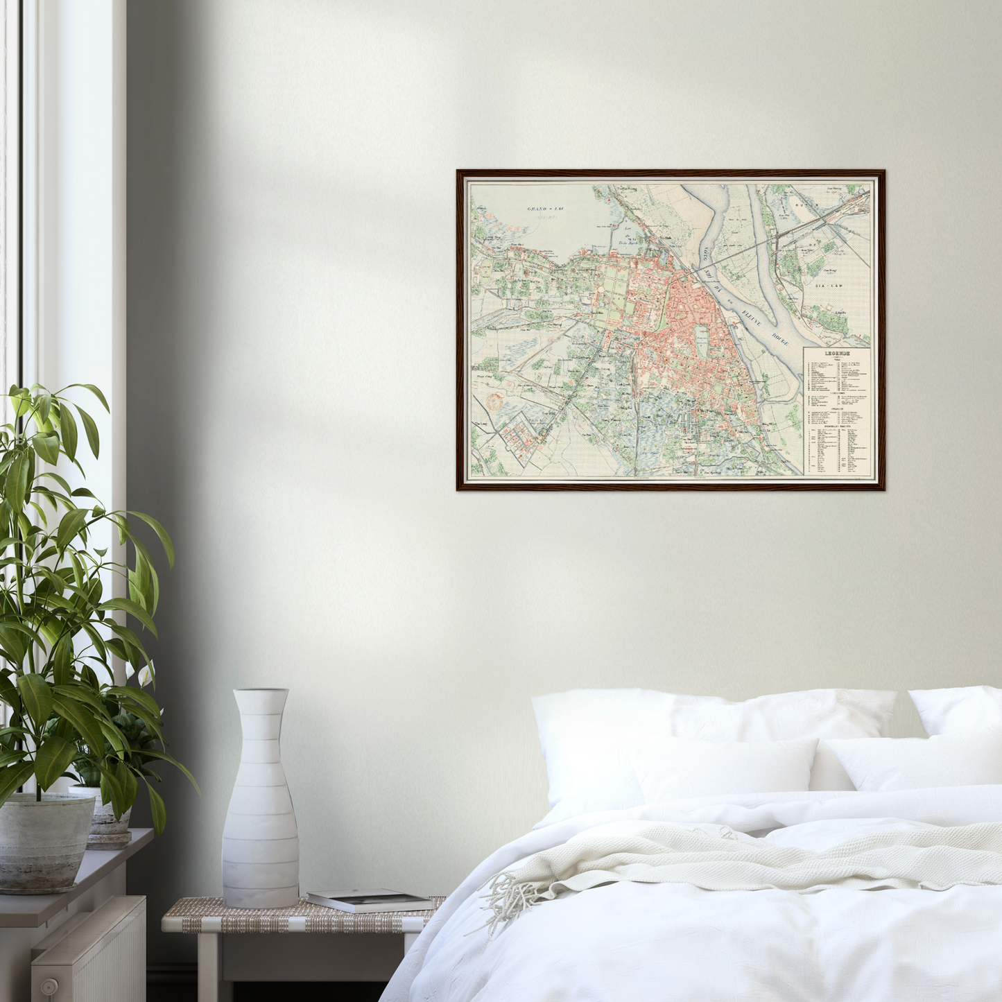 Historischer Stadtplan Hanoi um 1911