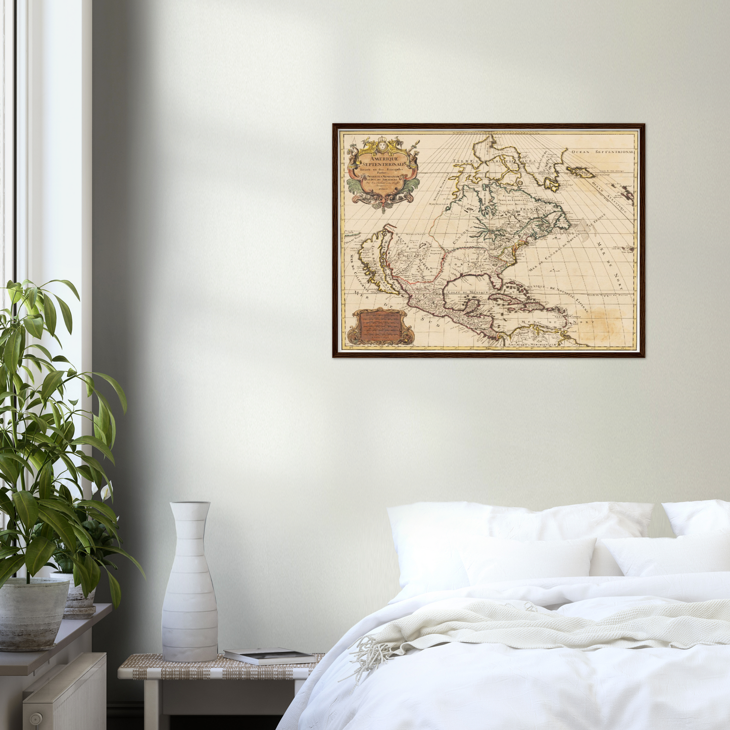Historische Landkarte Nordamerika um 1694