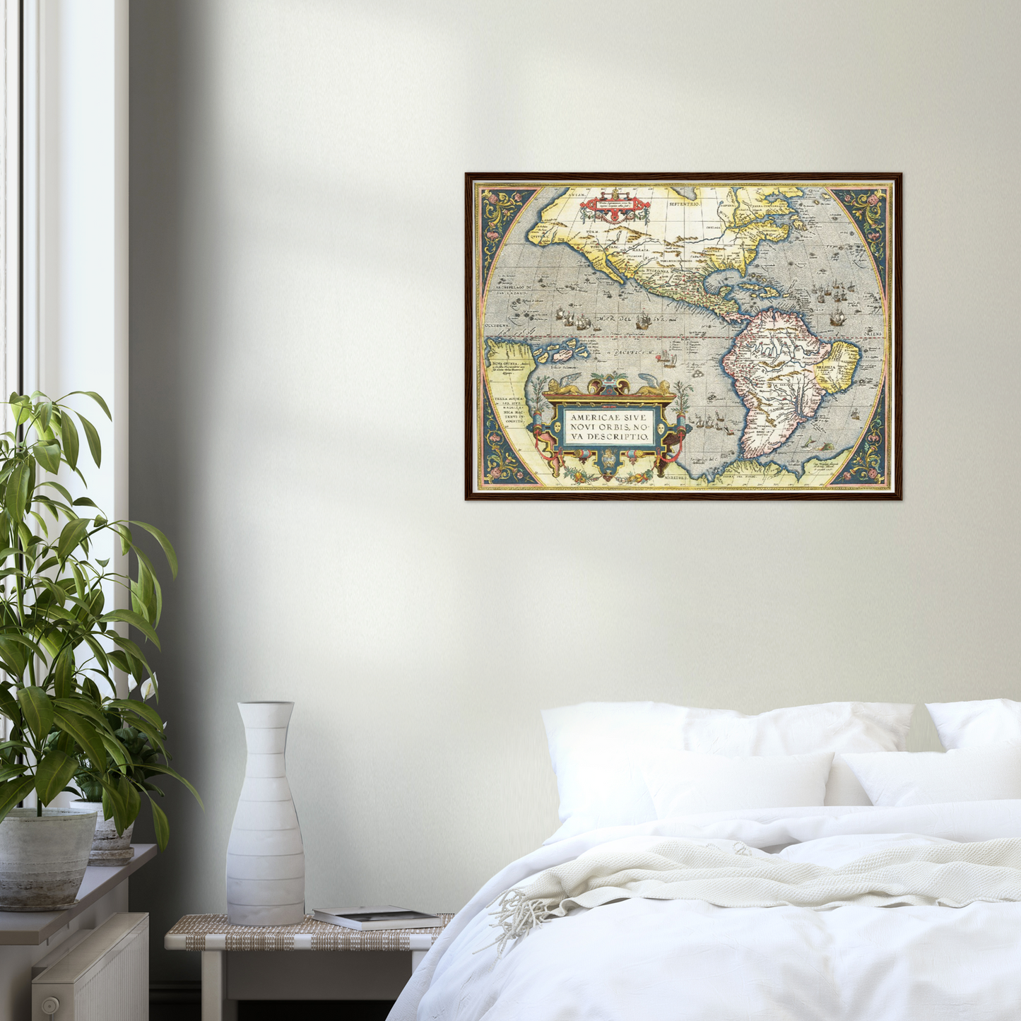 Historische Landkarte Amerika um 1570