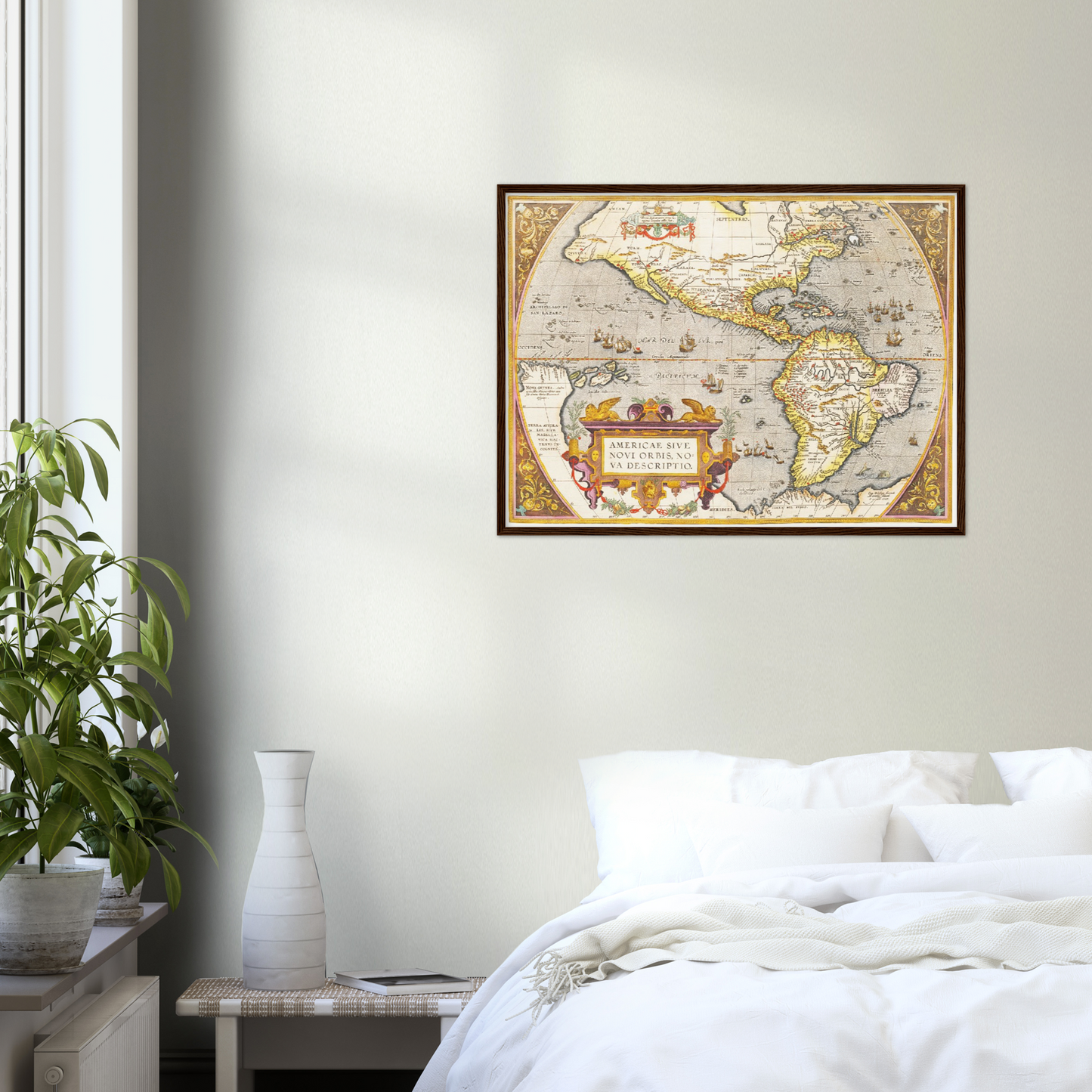 Historische Landkarte Amerika um 1609