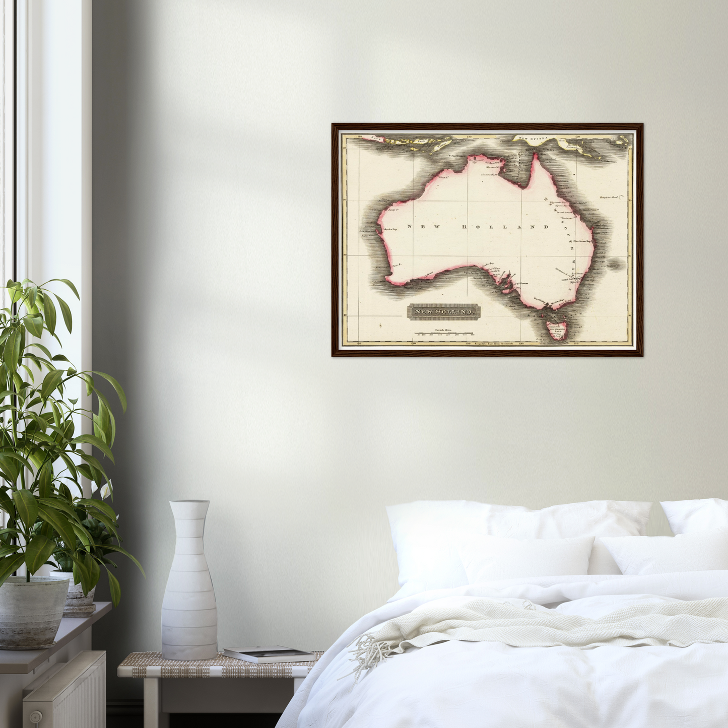 Historische Landkarte Australien um 1817