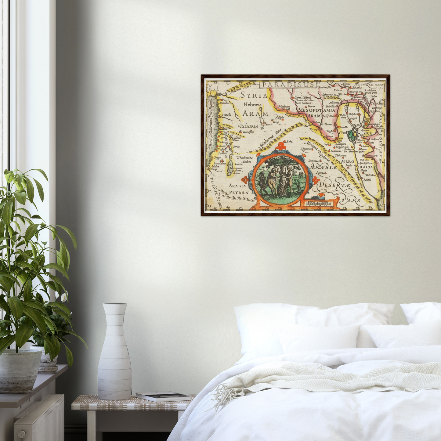 Historische Landkarte Syrien um 1609