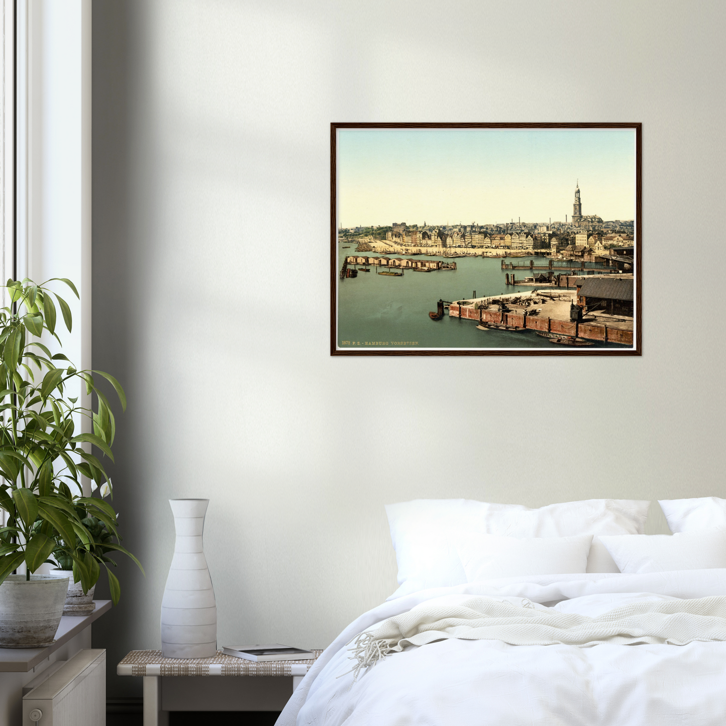 Historische Ansicht Hamburger Hafen um 1895