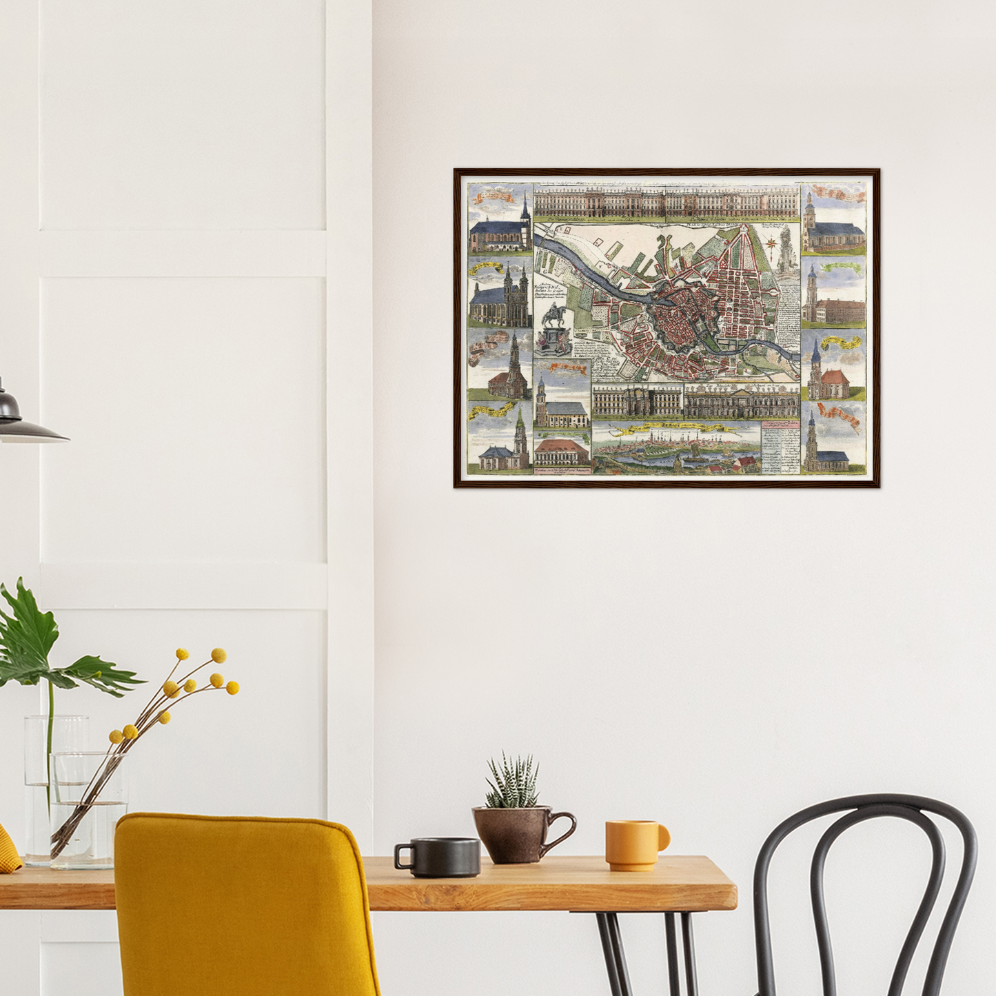 Historical city map Test product horizontal 3 sizes