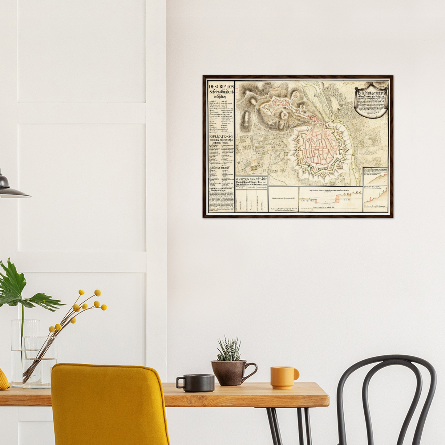 Historical city map Test product horizontal 3 sizes