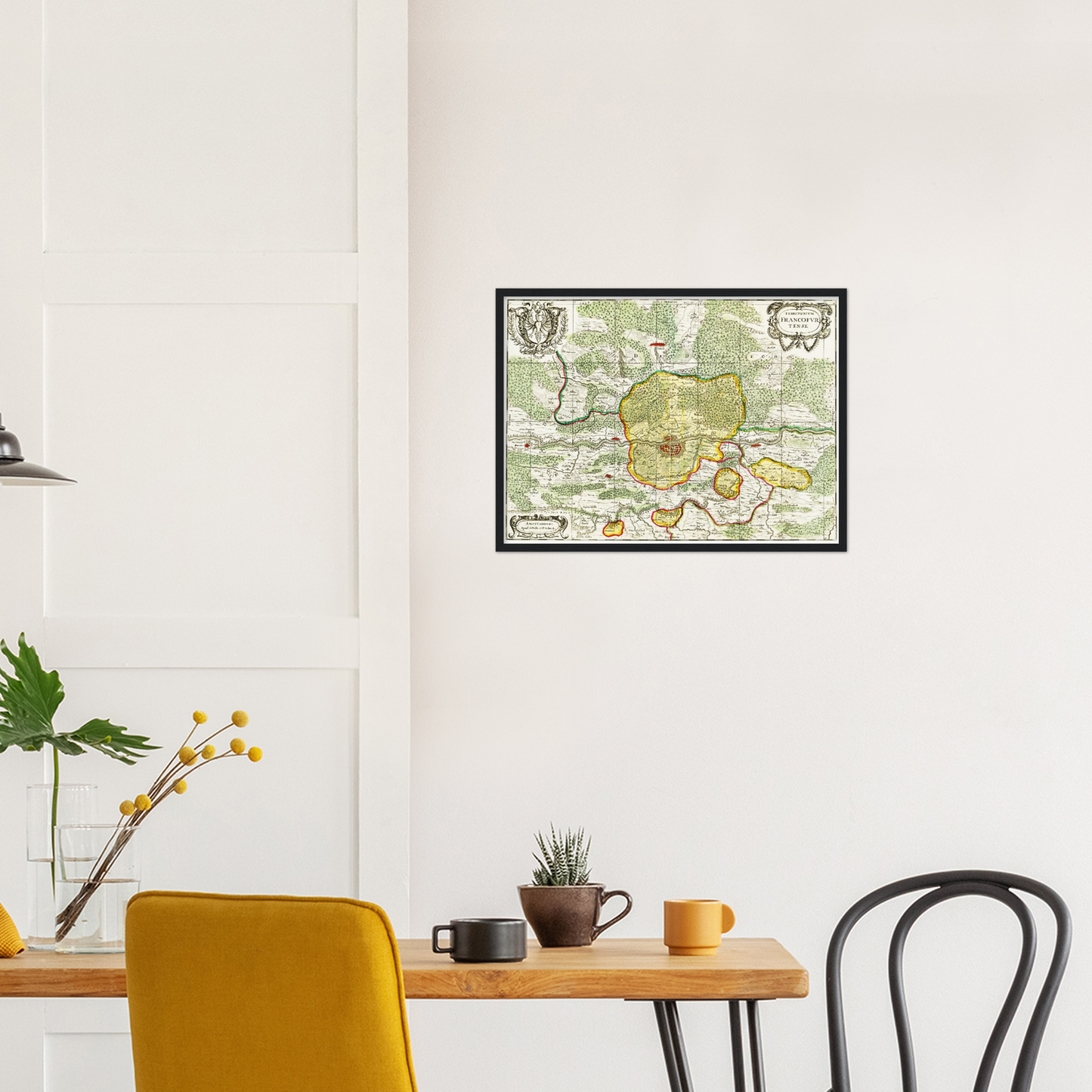 Historical city map  Test product horizontal 3 sizes