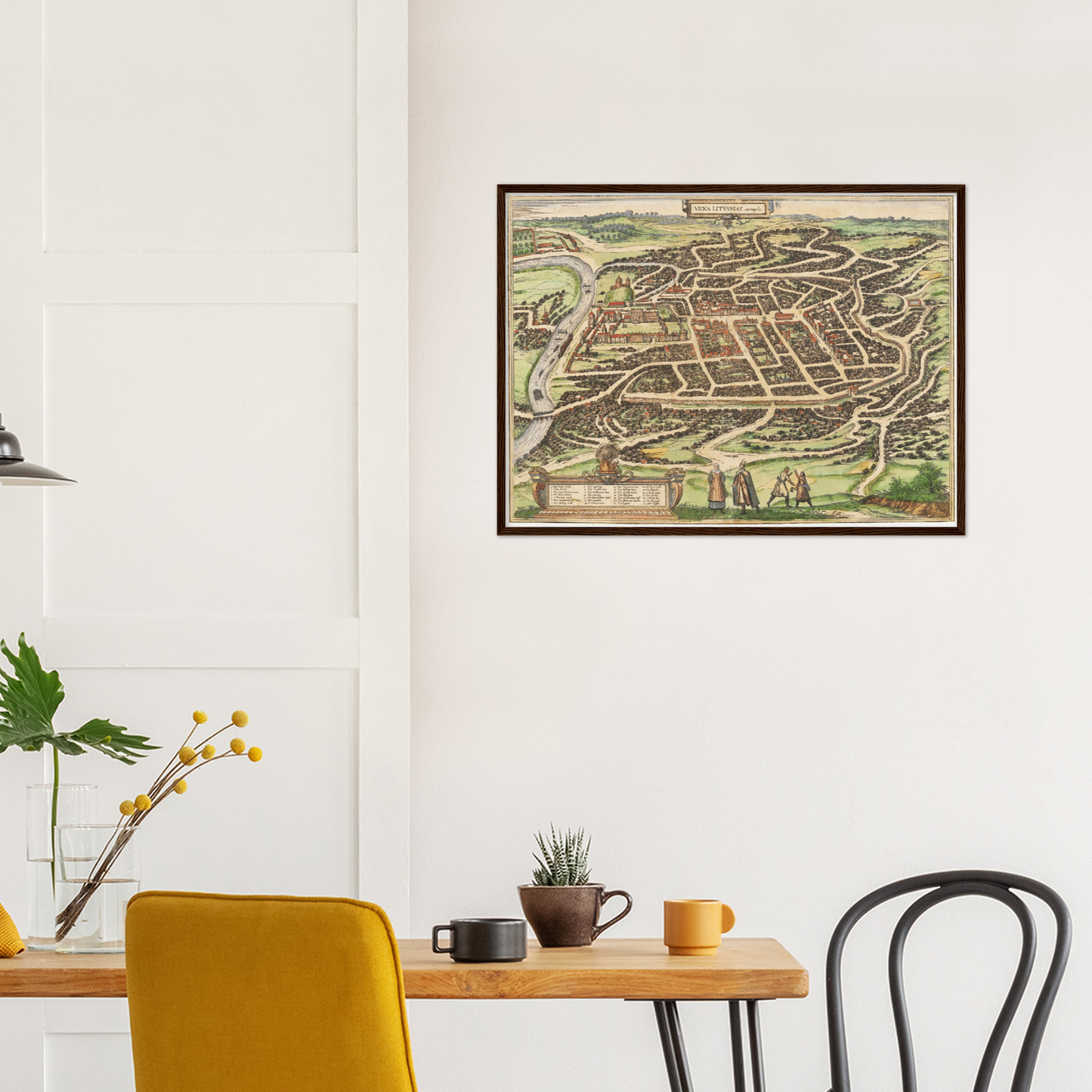 Historical city map Test product horizontal 3 sizes