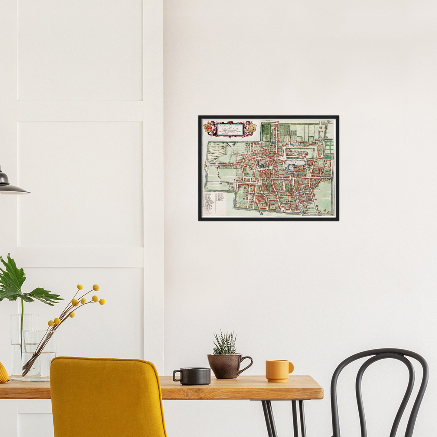 Historischer Stadtplan Den Haag um 1649