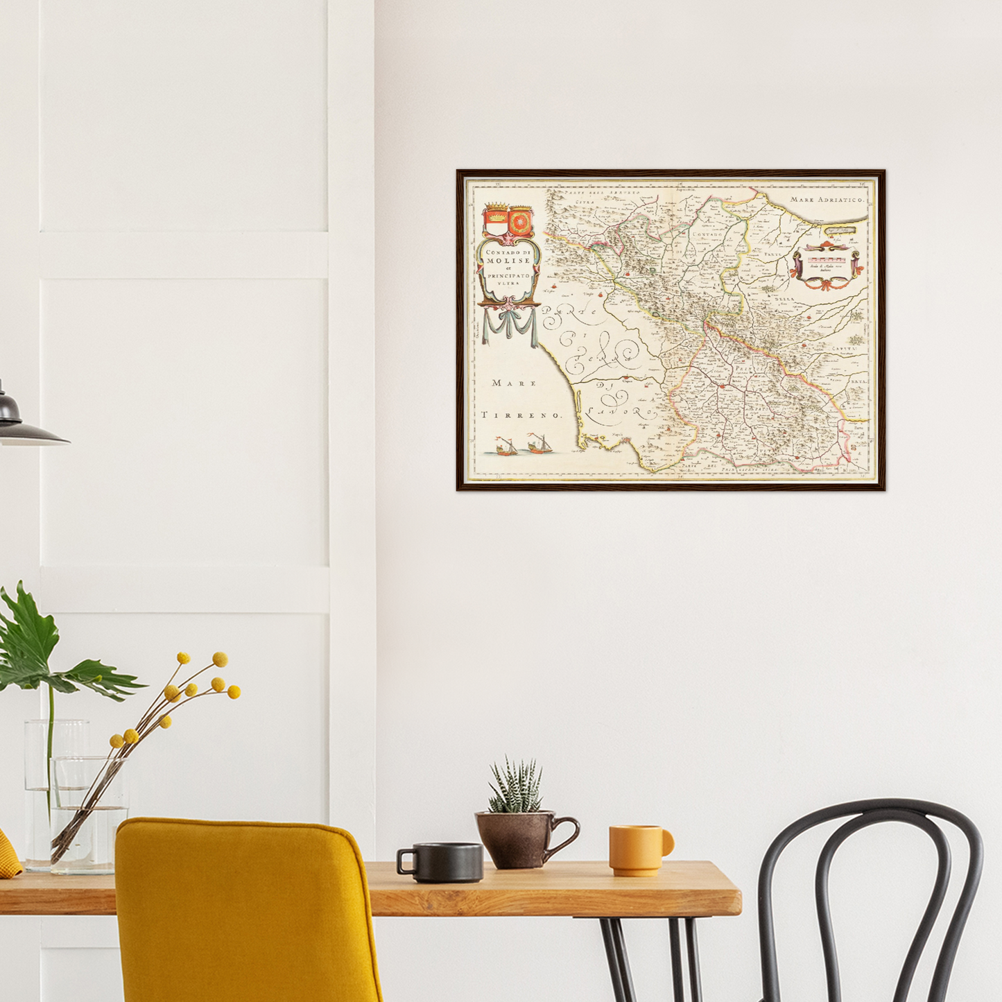 Historische Landkarte Molise um 1630