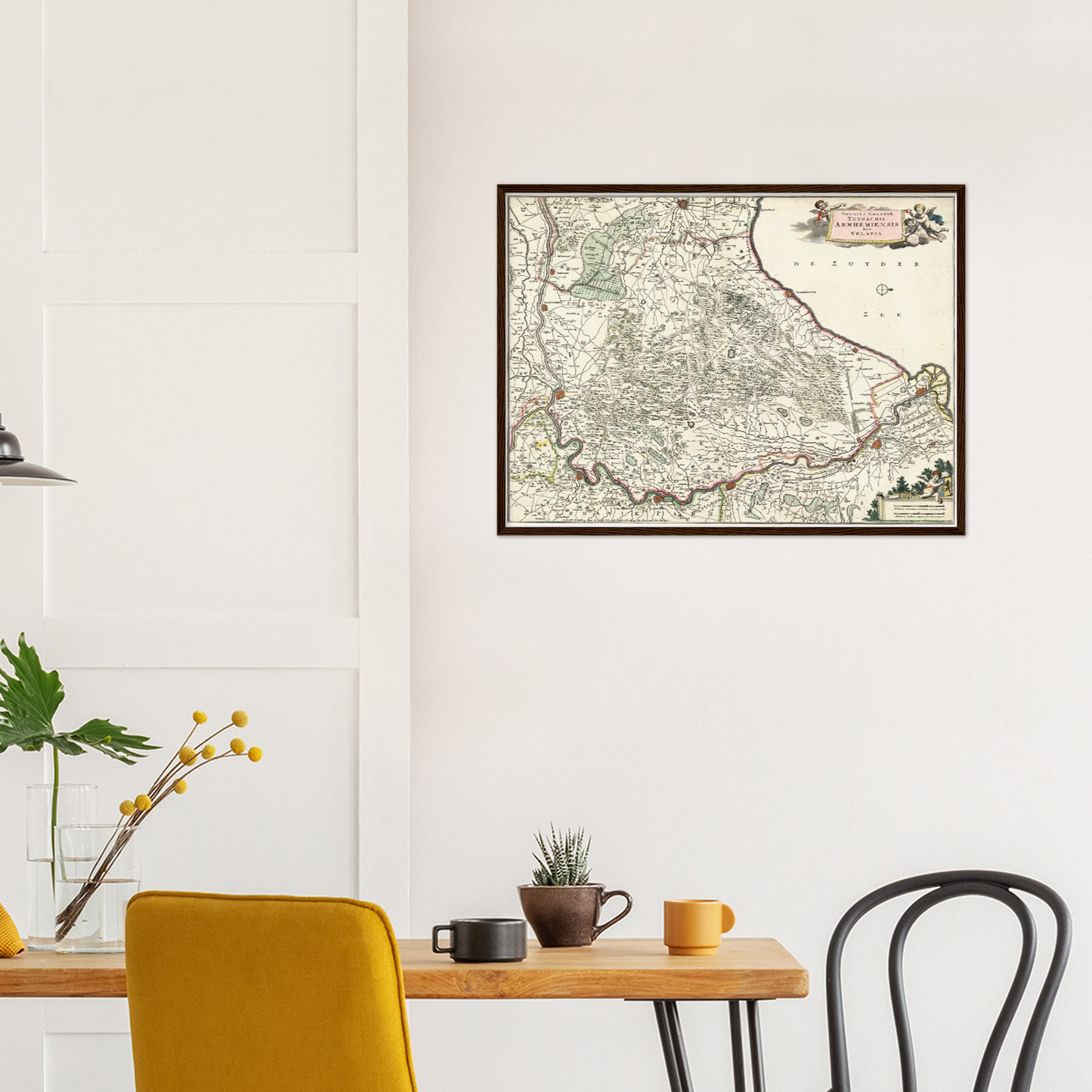 Historische Landkarte Provinz Gelderland um 1680