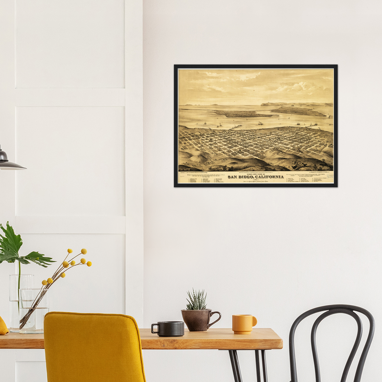 Historical city map Test product horizontal 3 sizes
