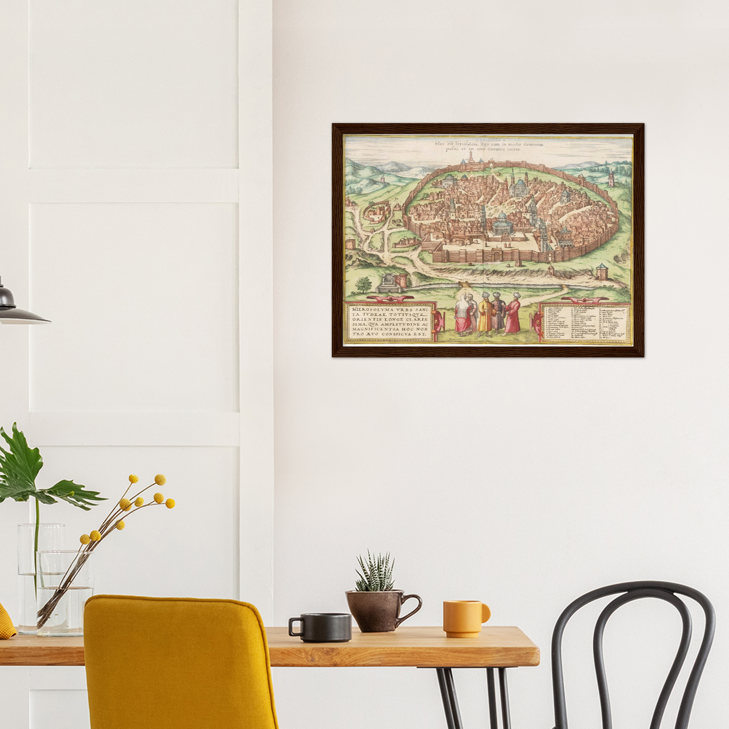 Historical city map Test product horizontal 3 sizes