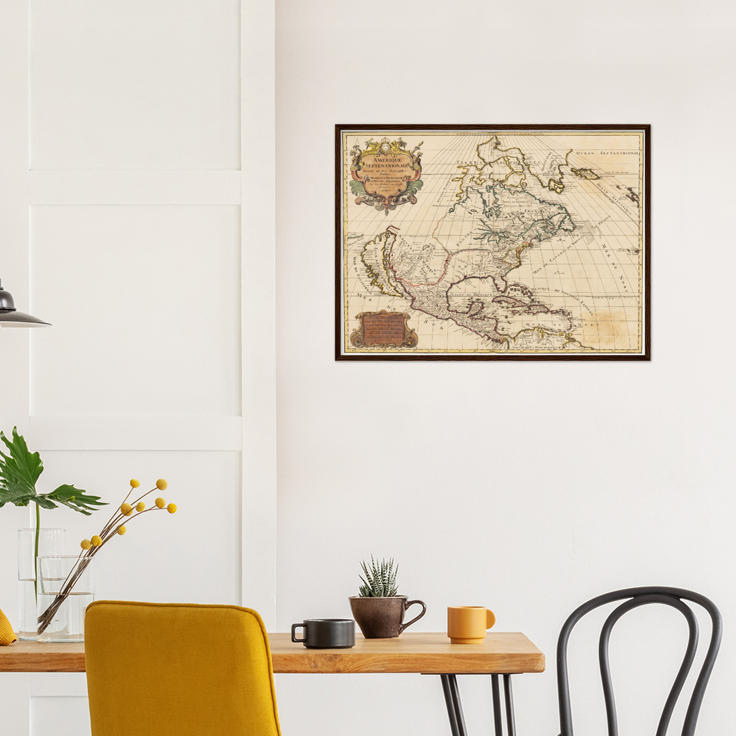 Historische Landkarte Nordamerika um 1694