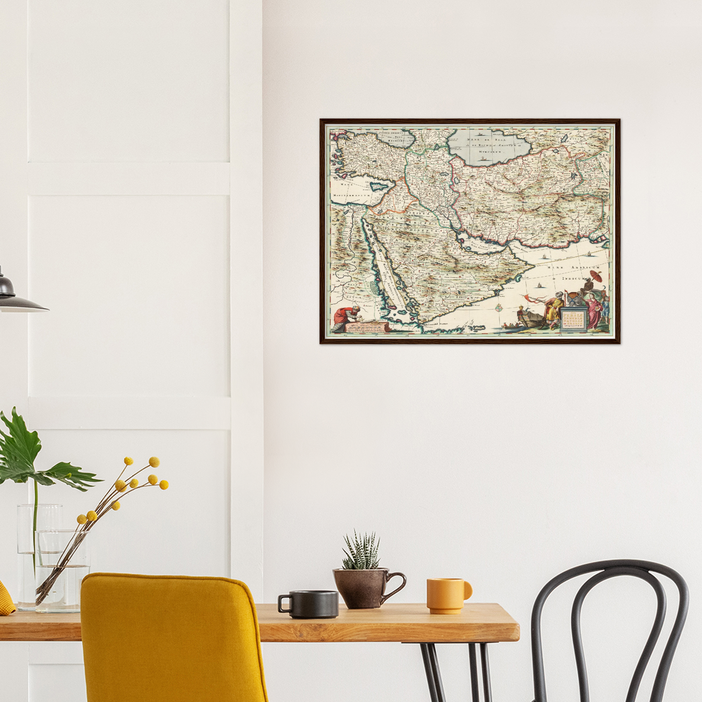 Historische Landkarte Arabien & Persien um 1680