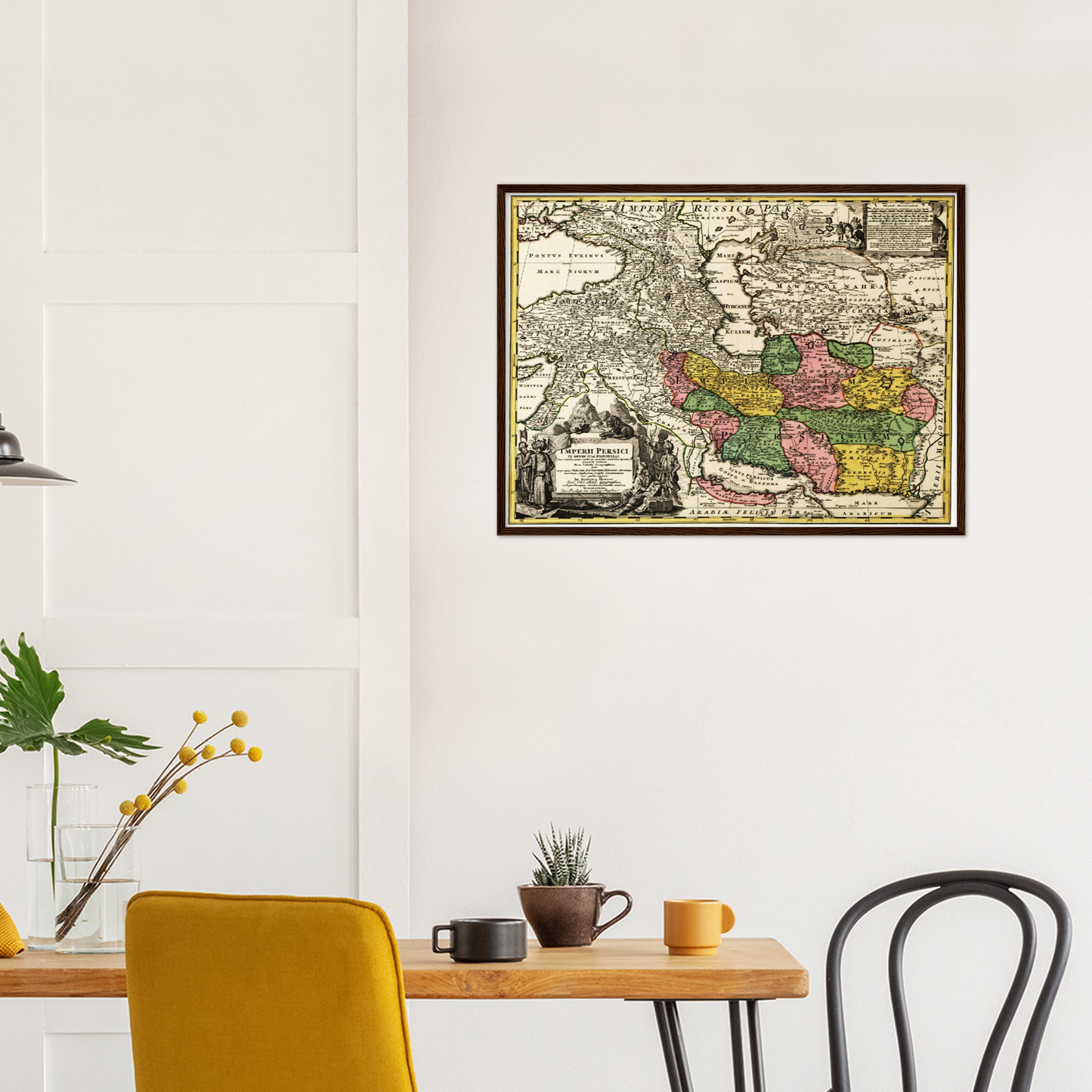 Historische Landkarte Persien um 1750