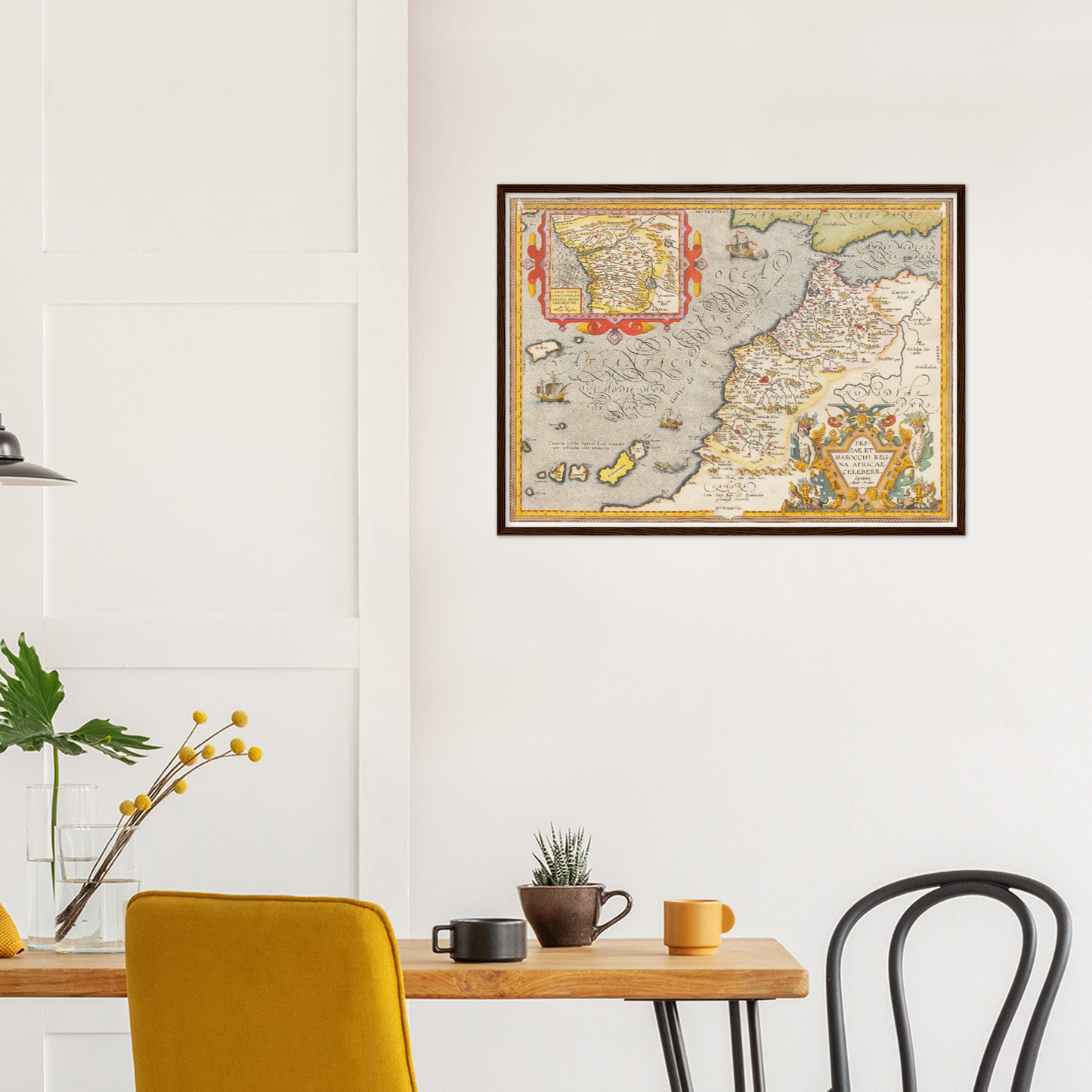 Historische Landkarte Marokko um 1609