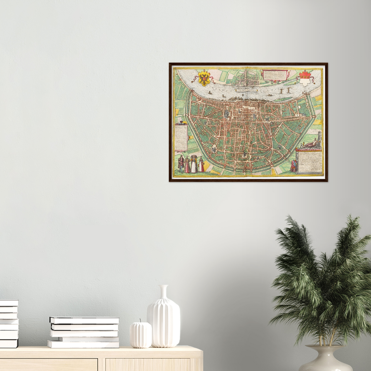 Historischer Stadtplan Köln um 1570