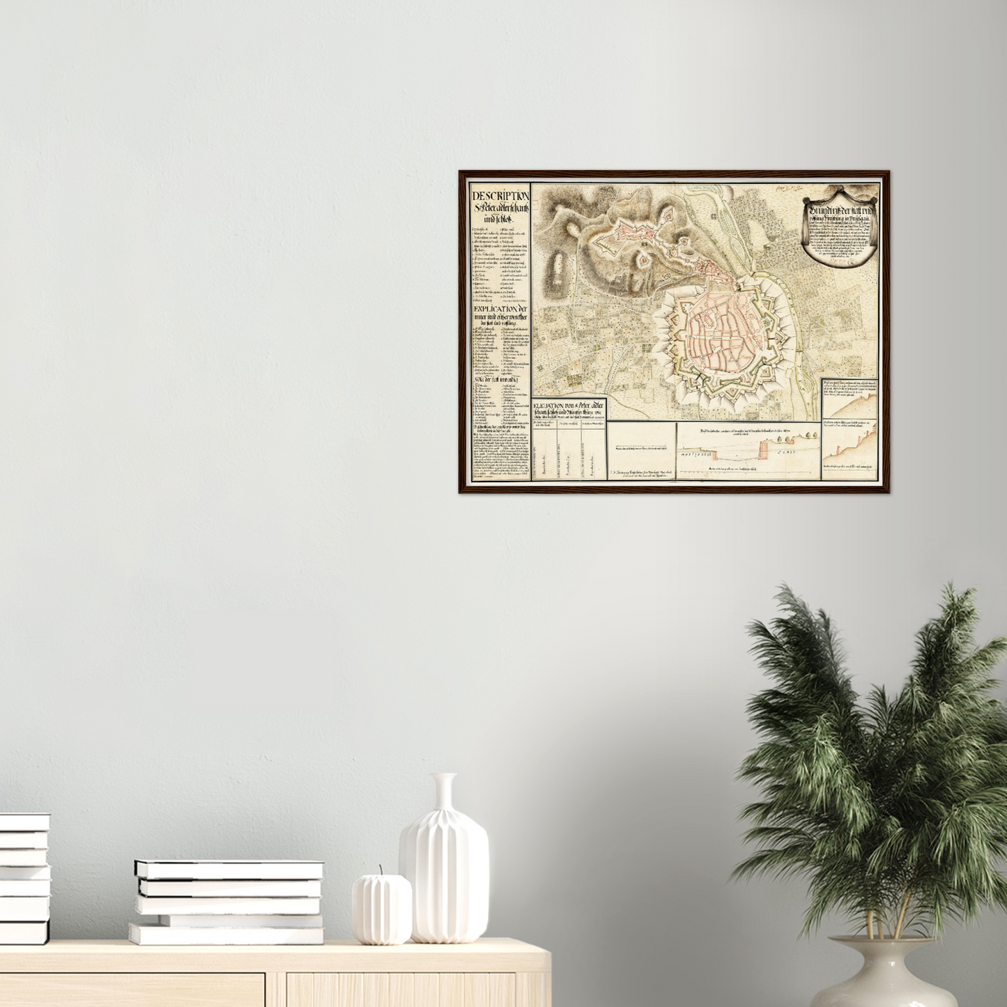 Historical city map Test product horizontal 3 sizes