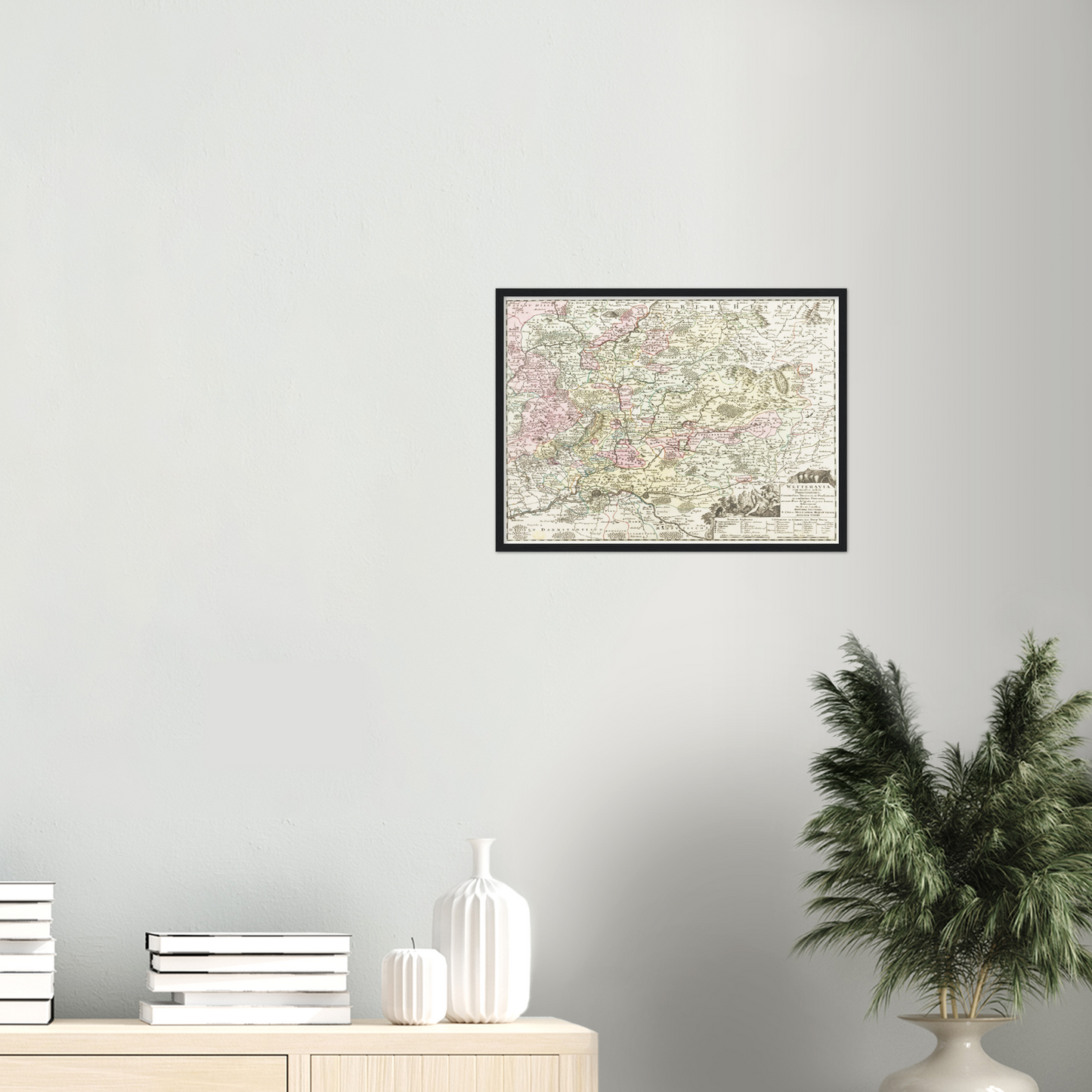 Historical city map Test product horizontal 3 sizes
