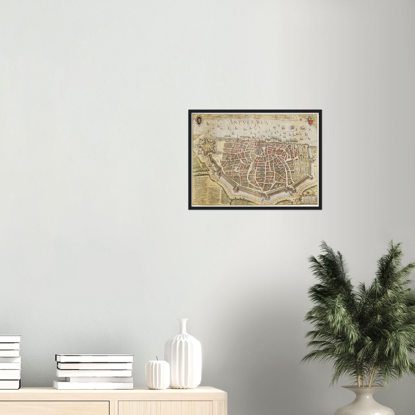 Historische Stadtansicht Antwerpen um 1620