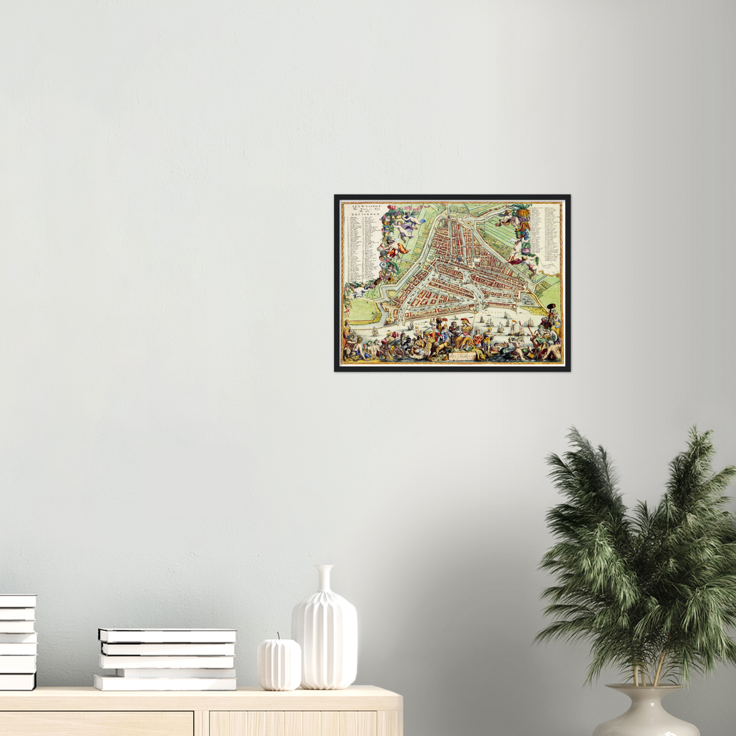 Historischer Stadtplan Rotterdam um 1689