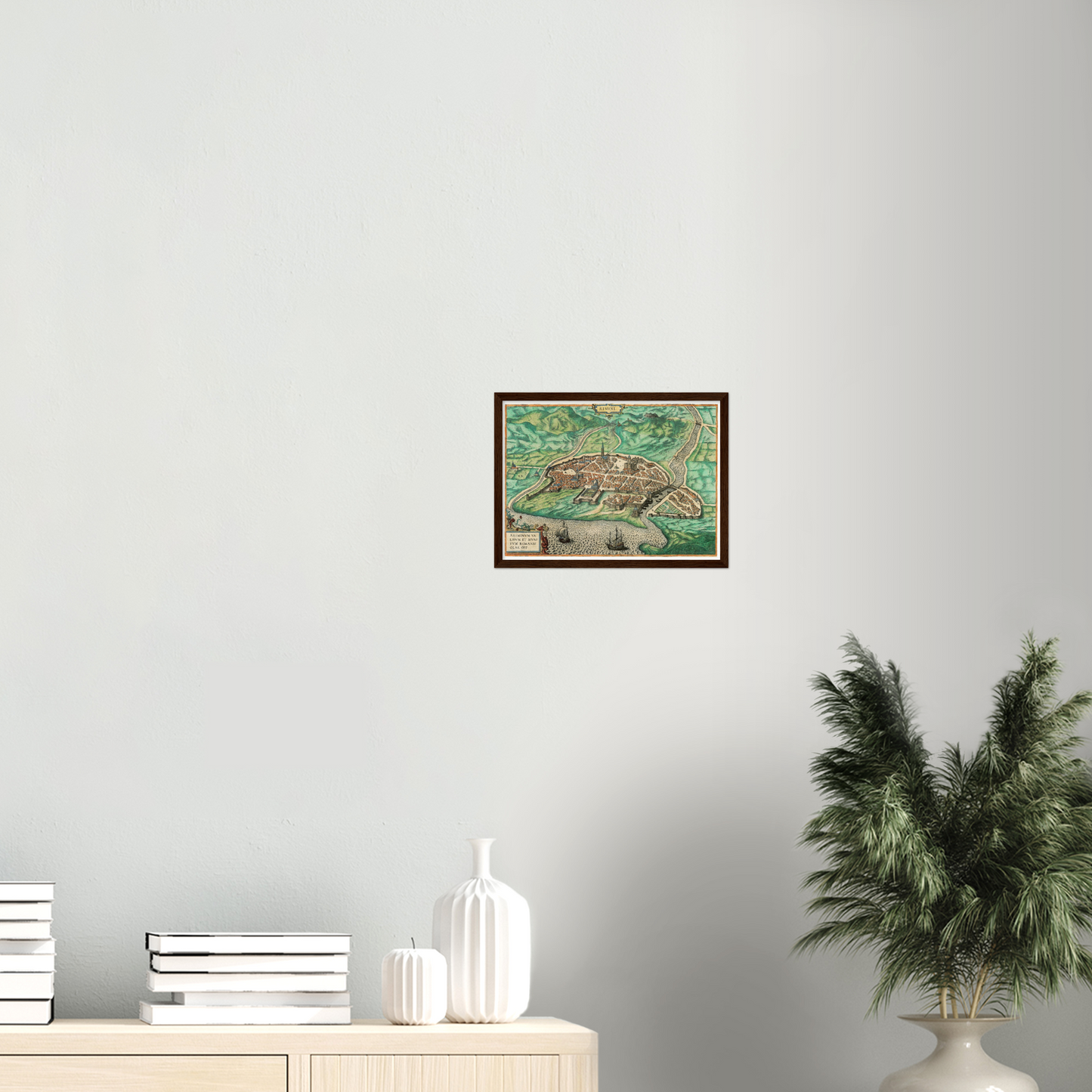 Historical city map  Test product horizontal 3 sizes