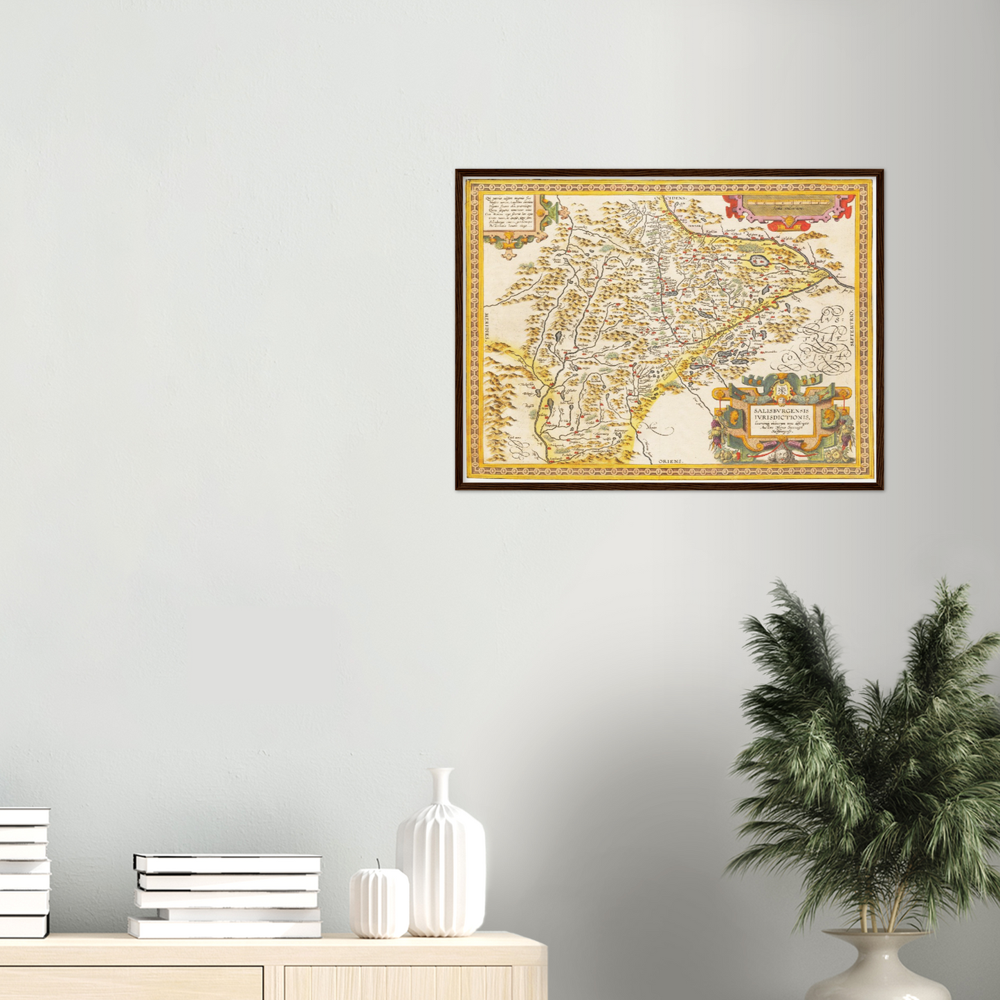 Historical city map Test product horizontal 3 sizes