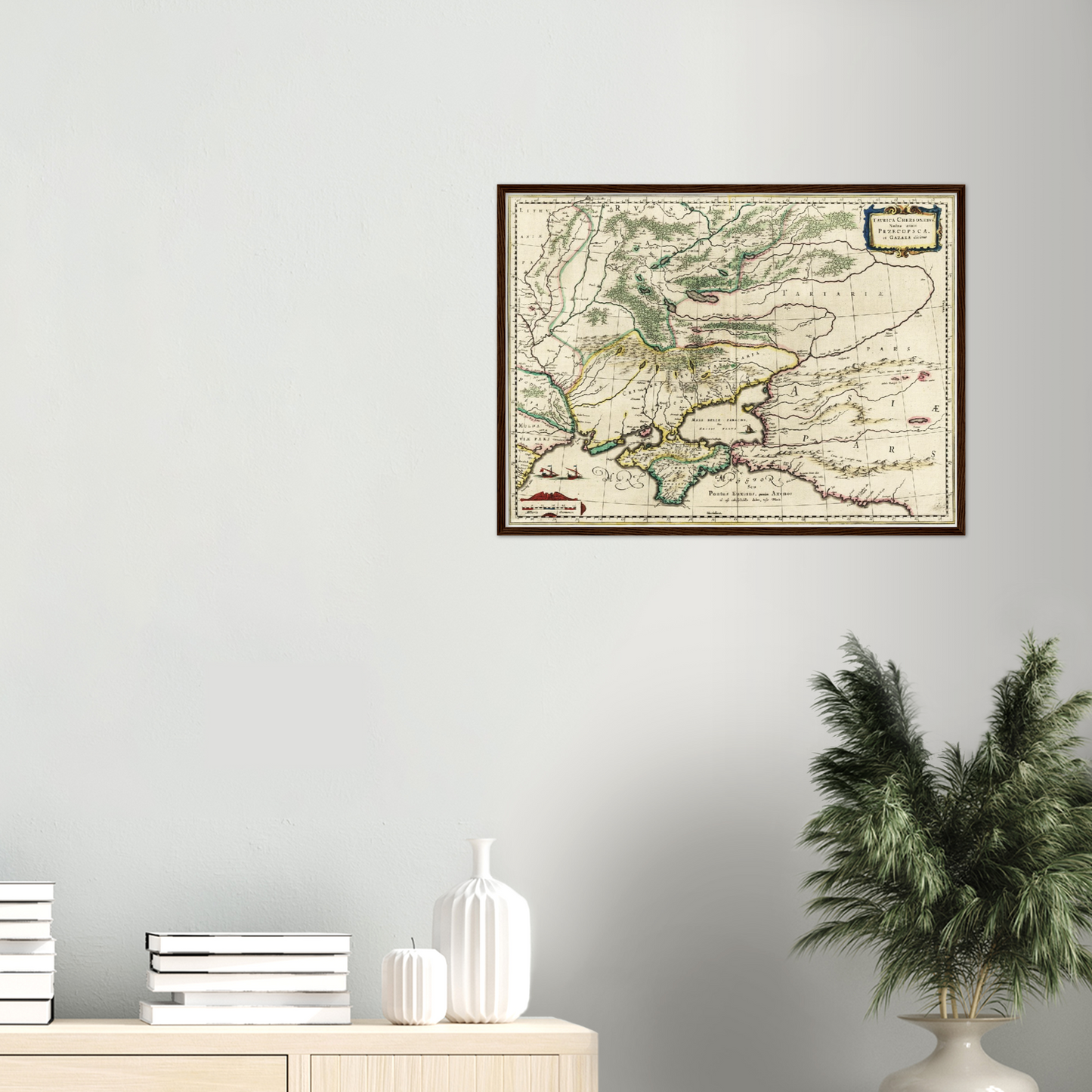 Historical city map Test product horizontal 3 sizes