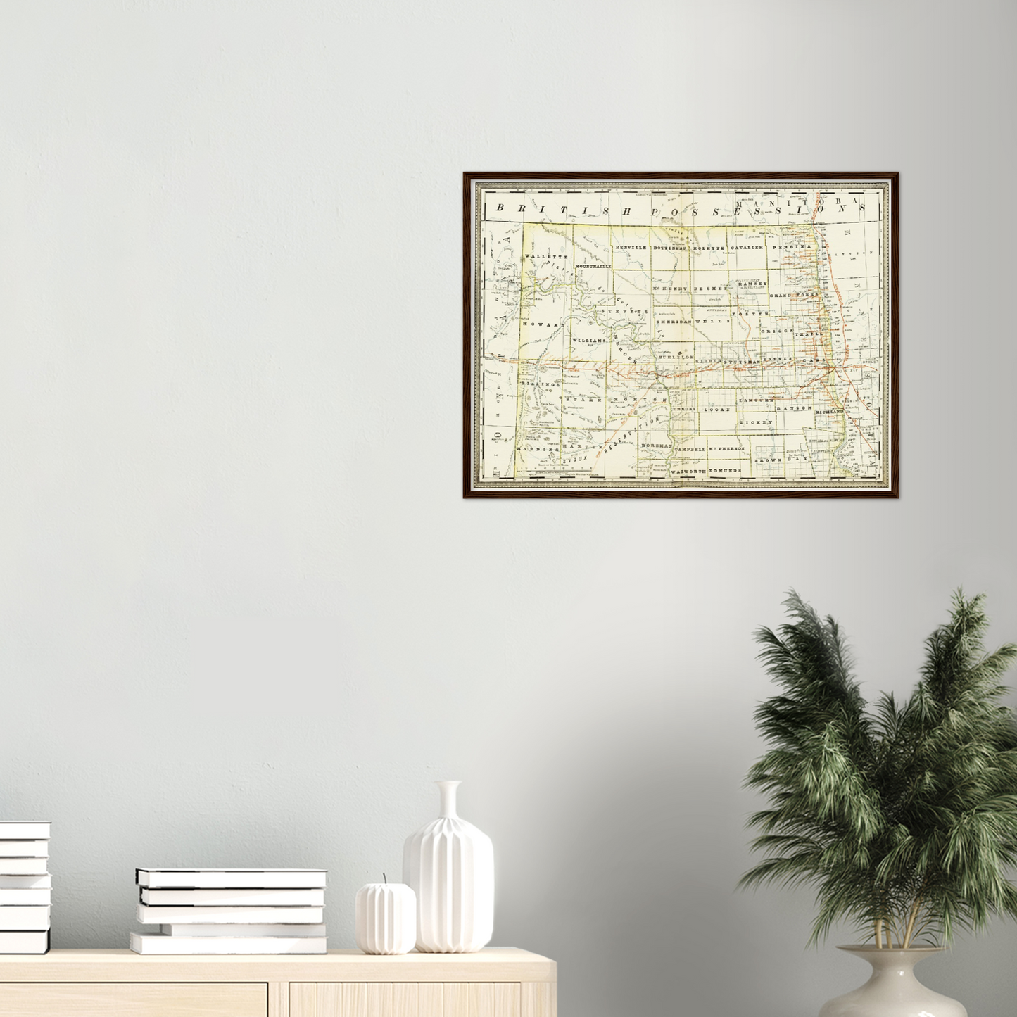 Historical city map Test product horizontal 3 sizes