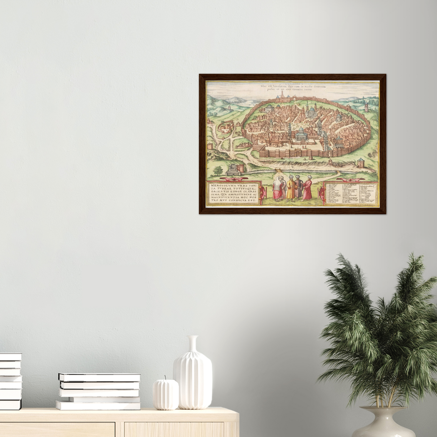Historical city map Test product horizontal 3 sizes