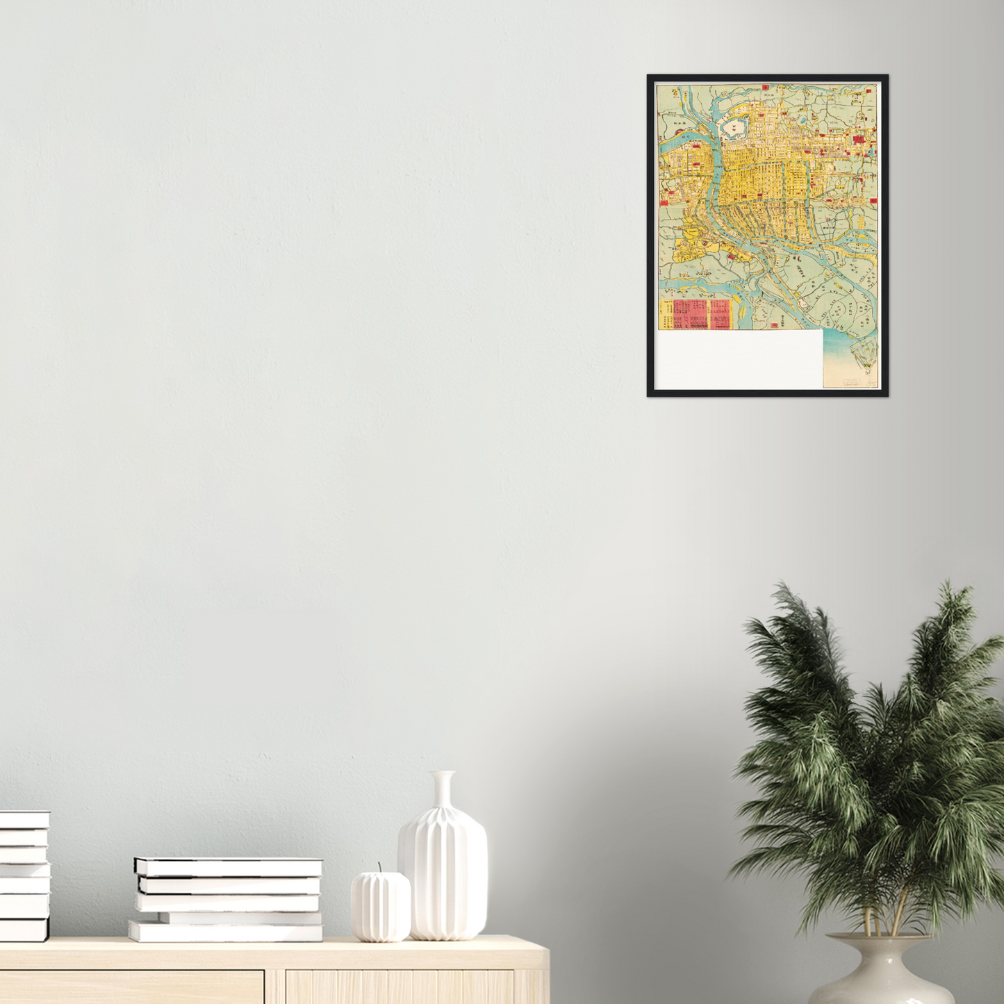 Historical city map Test product horizontal 3 sizes