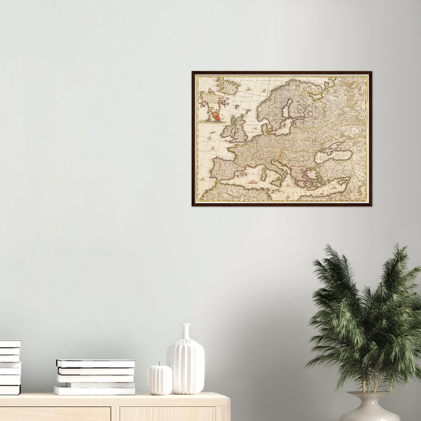Historical city map  Test product horizontal 3 sizes