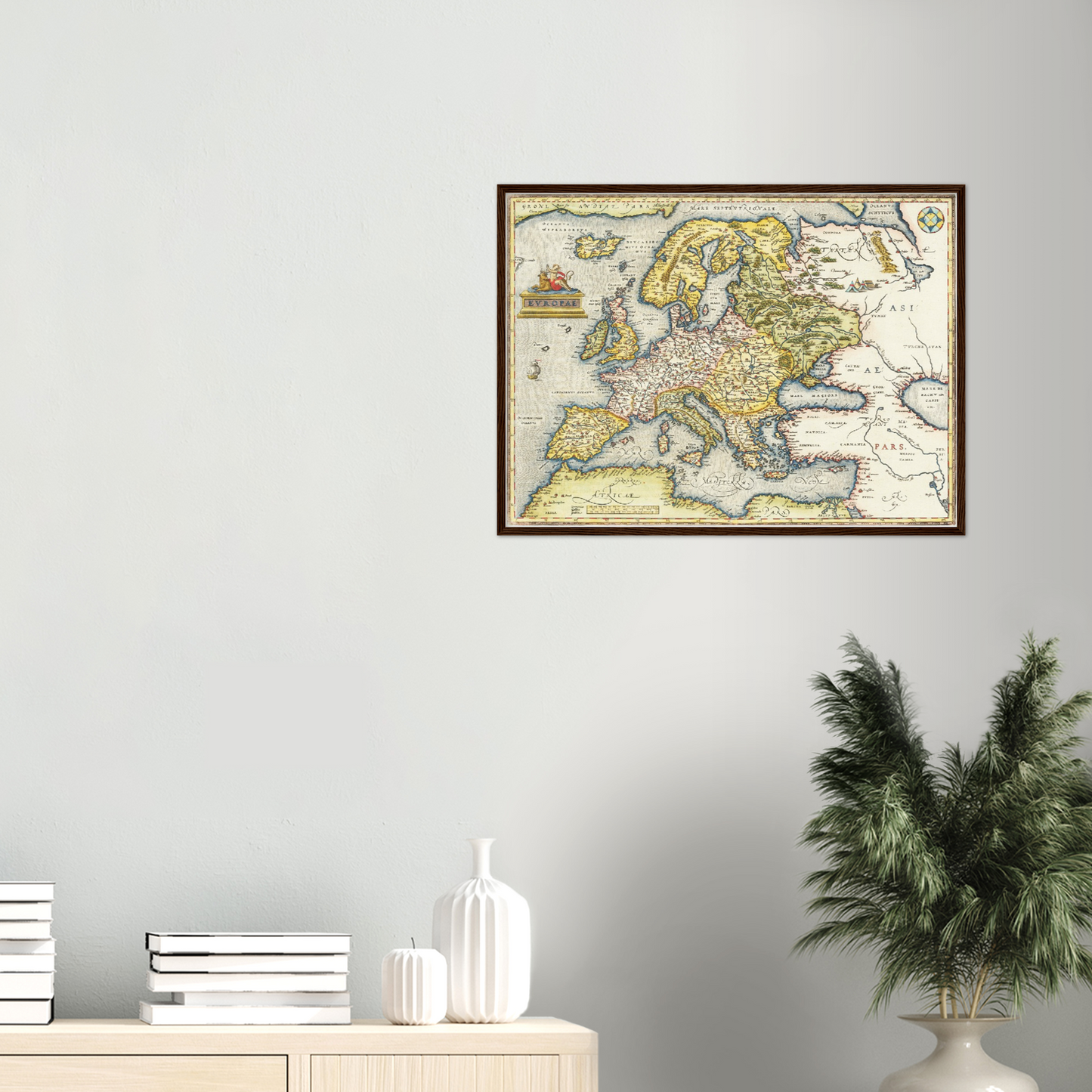 Historische Europakarte um 1570