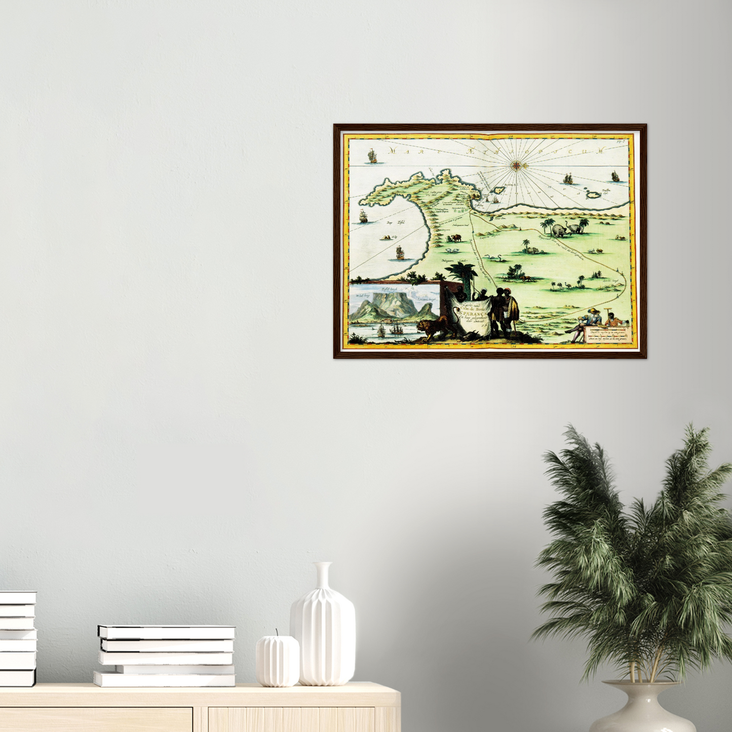 Historical city map Test product horizontal 3 sizes