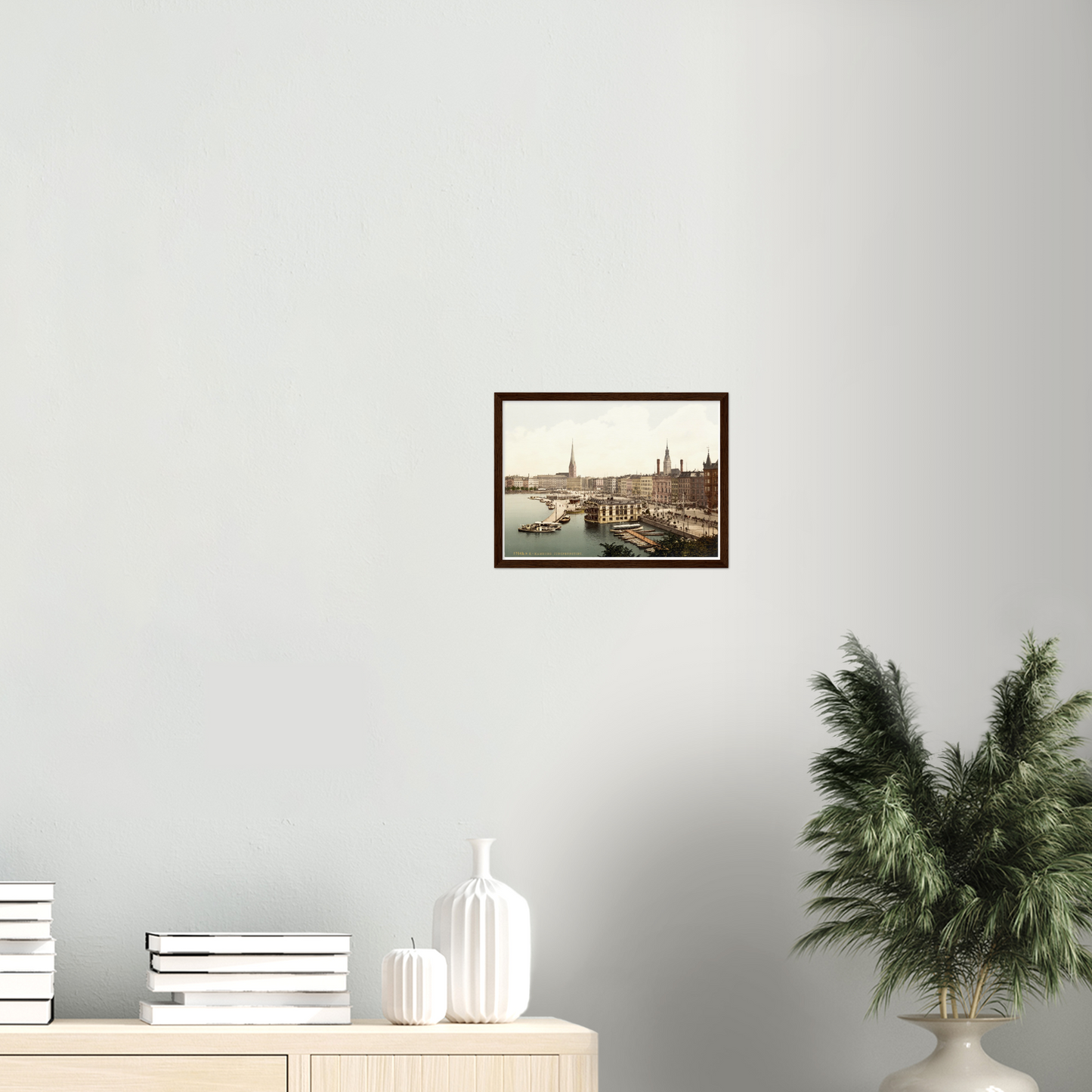 Historische Ansicht Hamburg Jungfernstieg um 1895